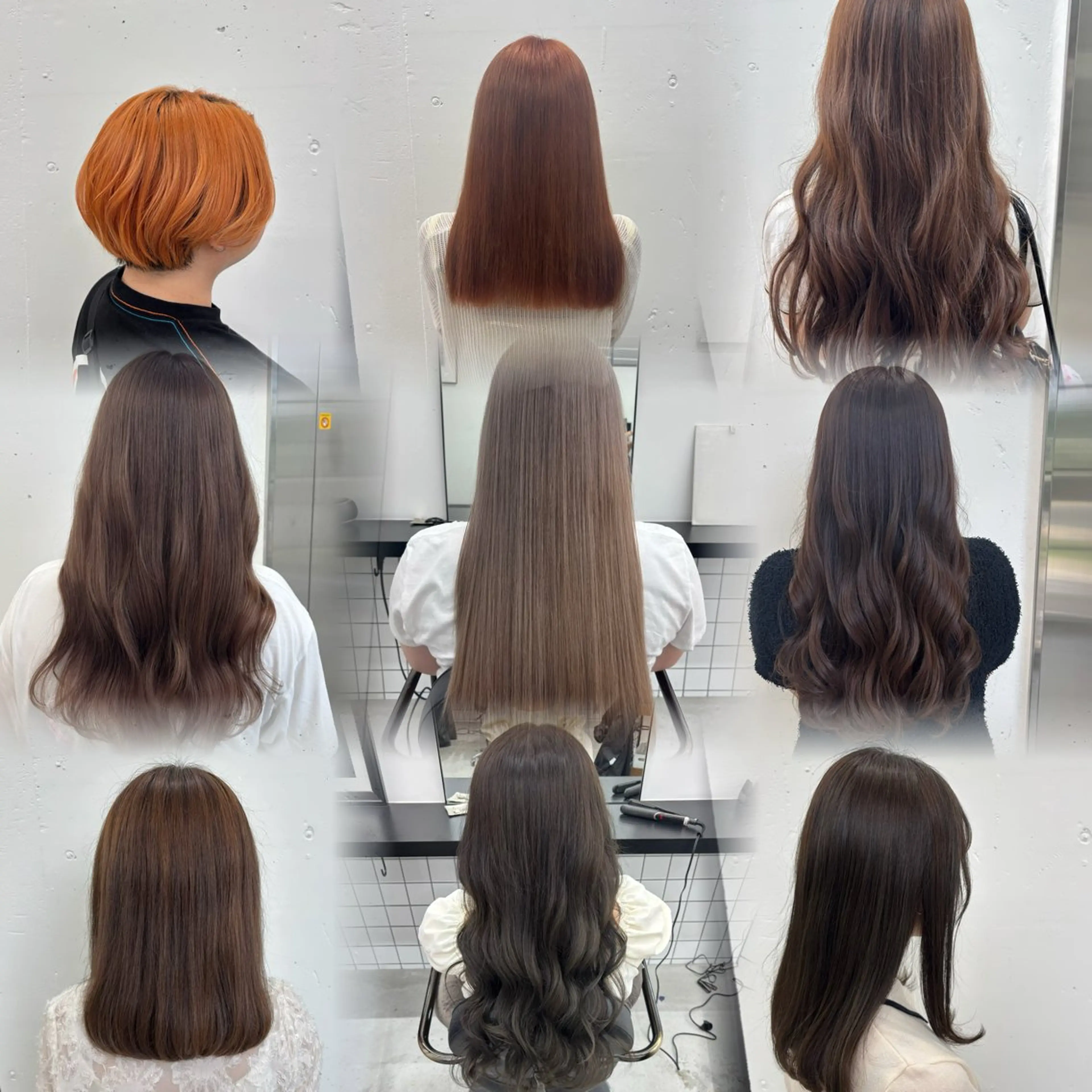 ロング カラー ベージュカラー ブリーチ オリーブベージュ オレンジ ヘアカラー トリートメント ヘッドスパ 🌼あいり🌼 JILLSTUDIOのヘアスタイル