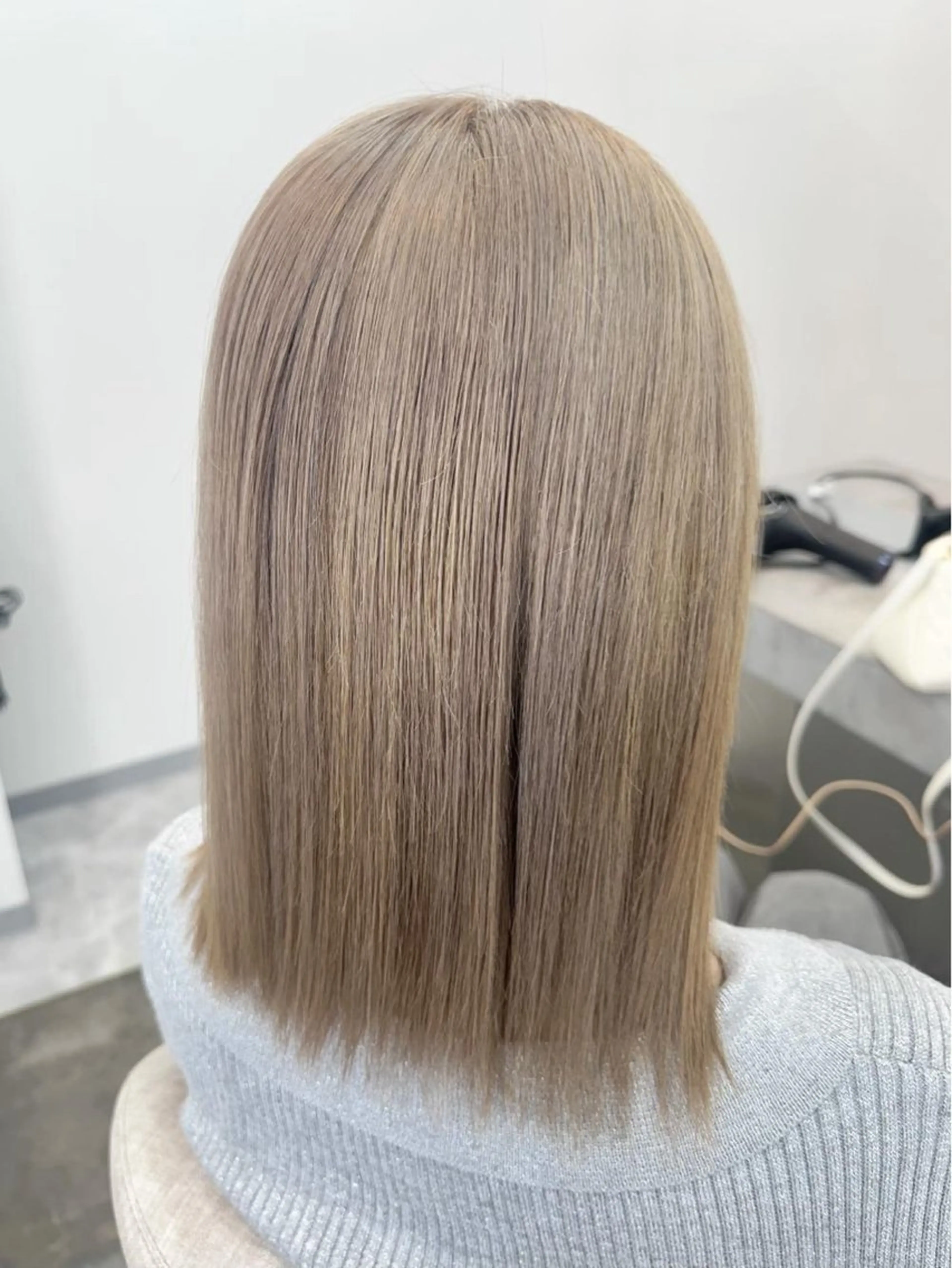 ミディアム カラー ヘアカラー Maho ブリーチモデル募集中のヘアスタイル