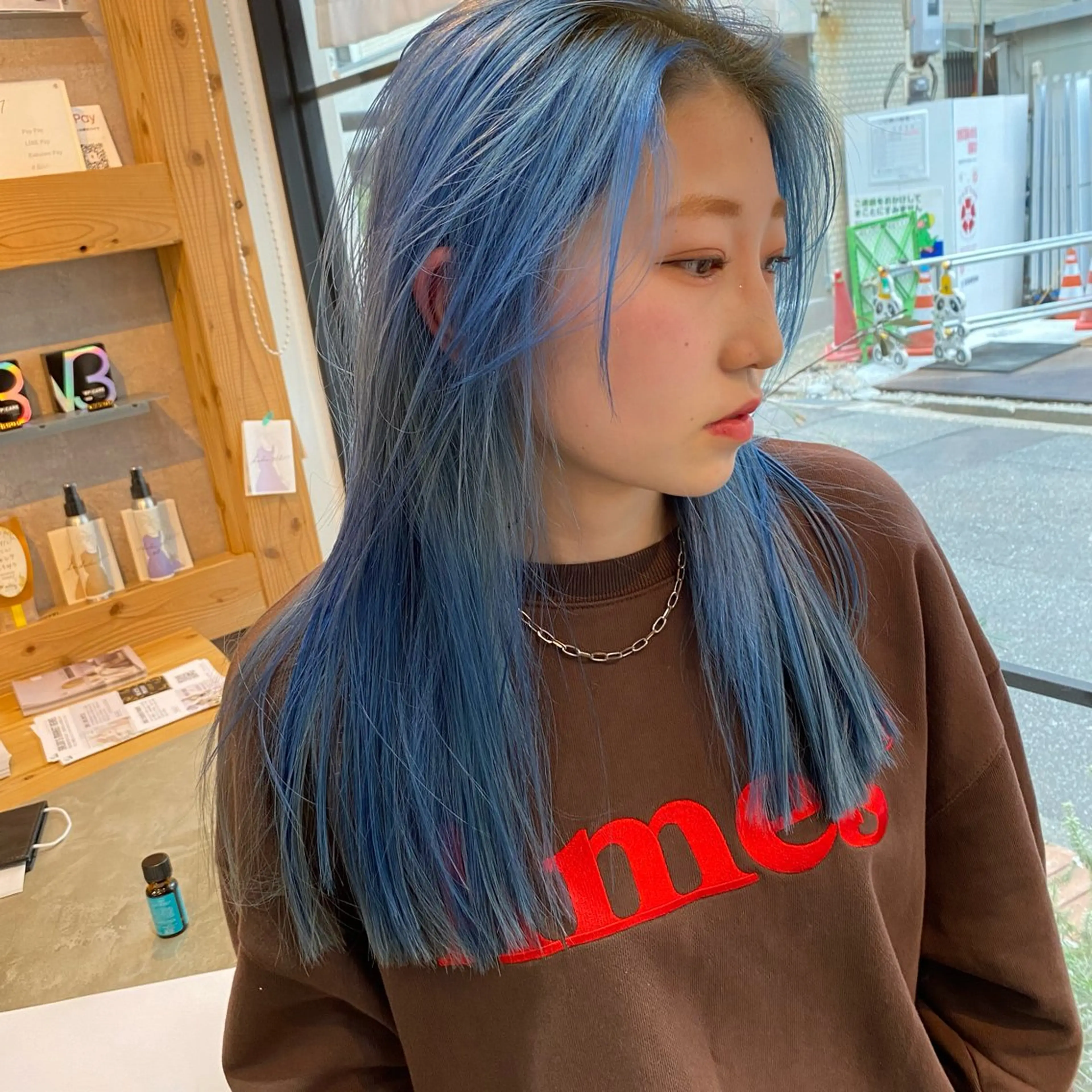 セミロング カラー カット ヘアカラー ブロンド/ブリーチ 【SITY.】のヘアスタイル