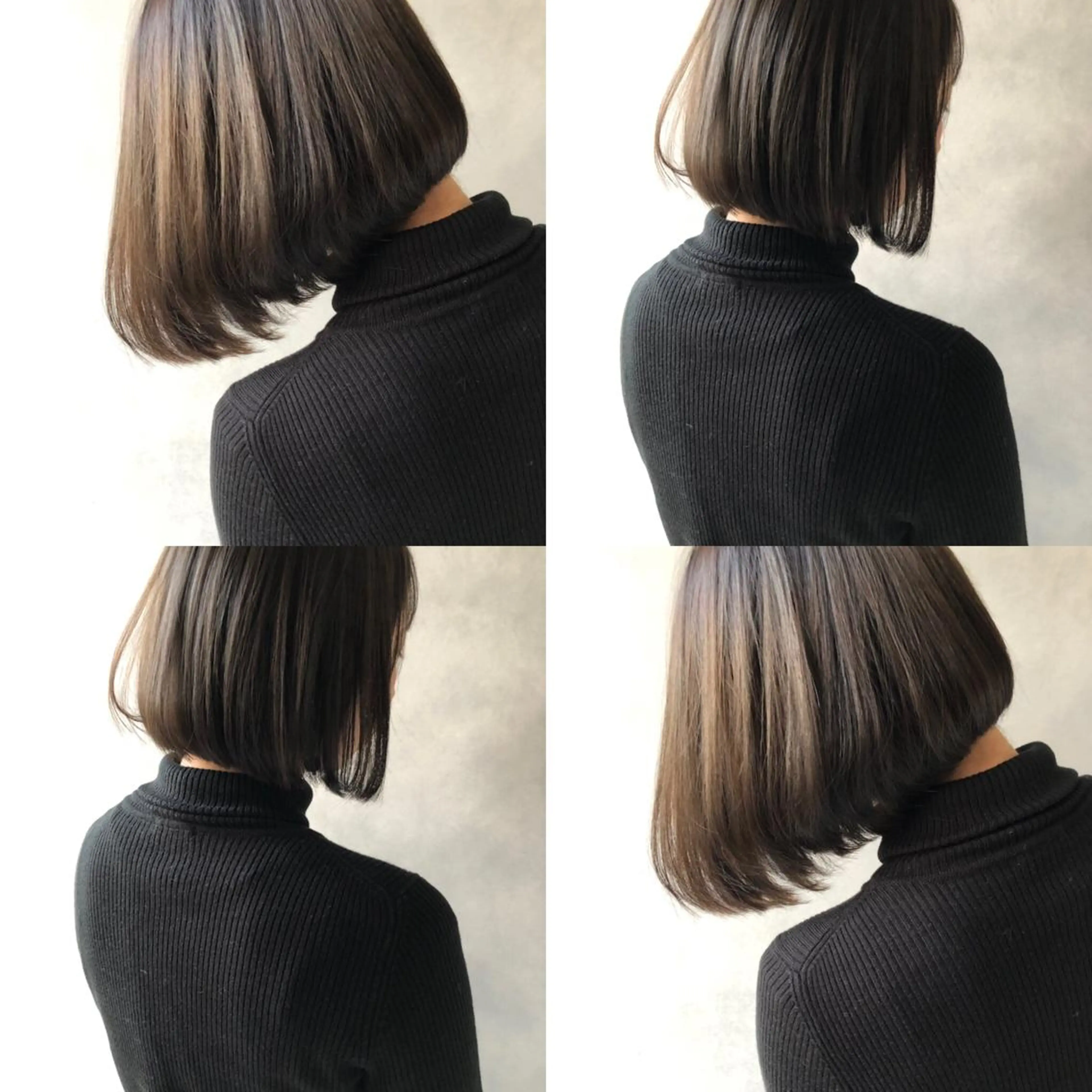 ミディアム ハイライト 小澤大輔 YOLO hairのヘアスタイル