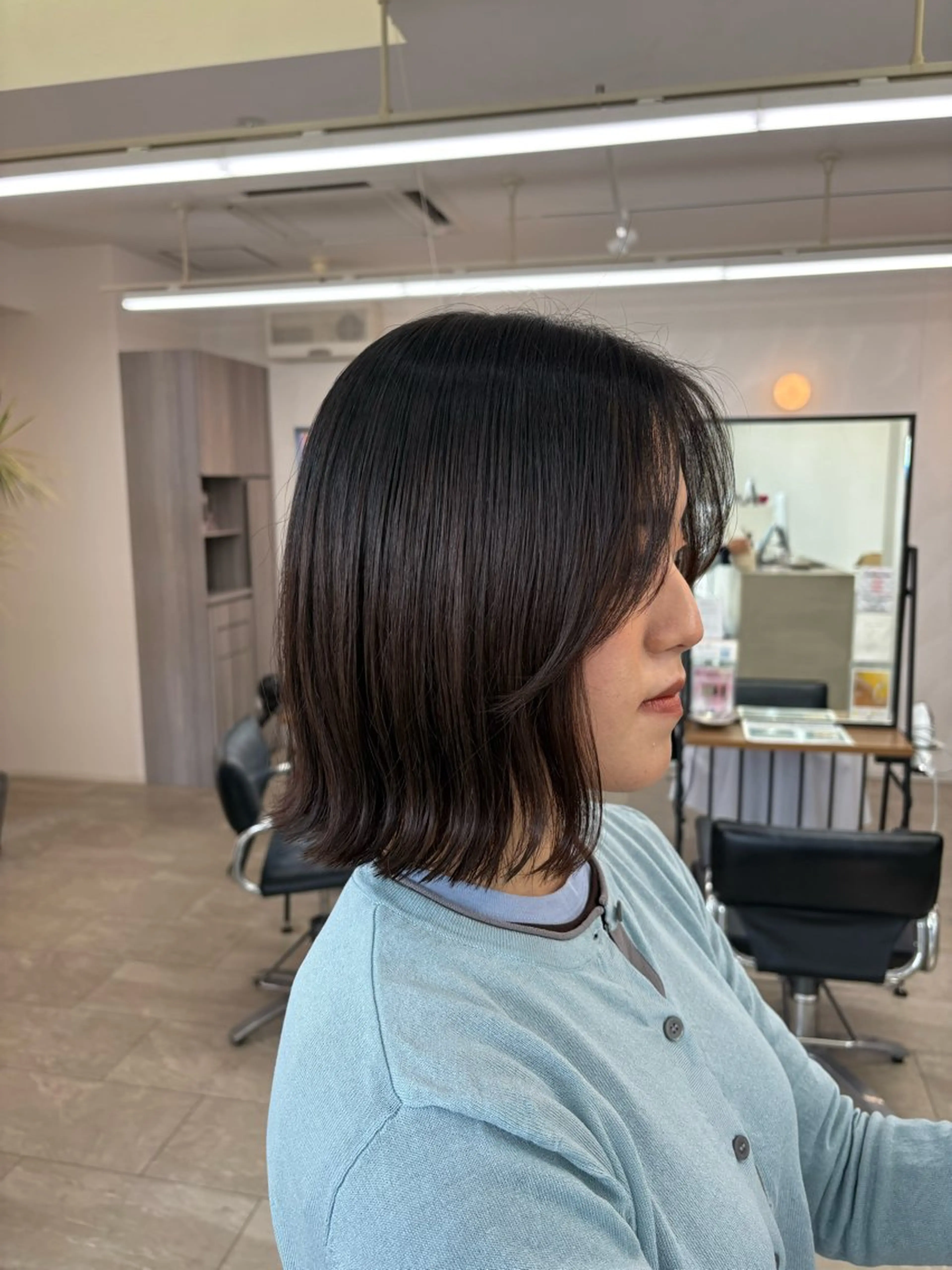 ショート 切りっぱなしボブ ボブ HASHI AYAKAのヘアスタイル