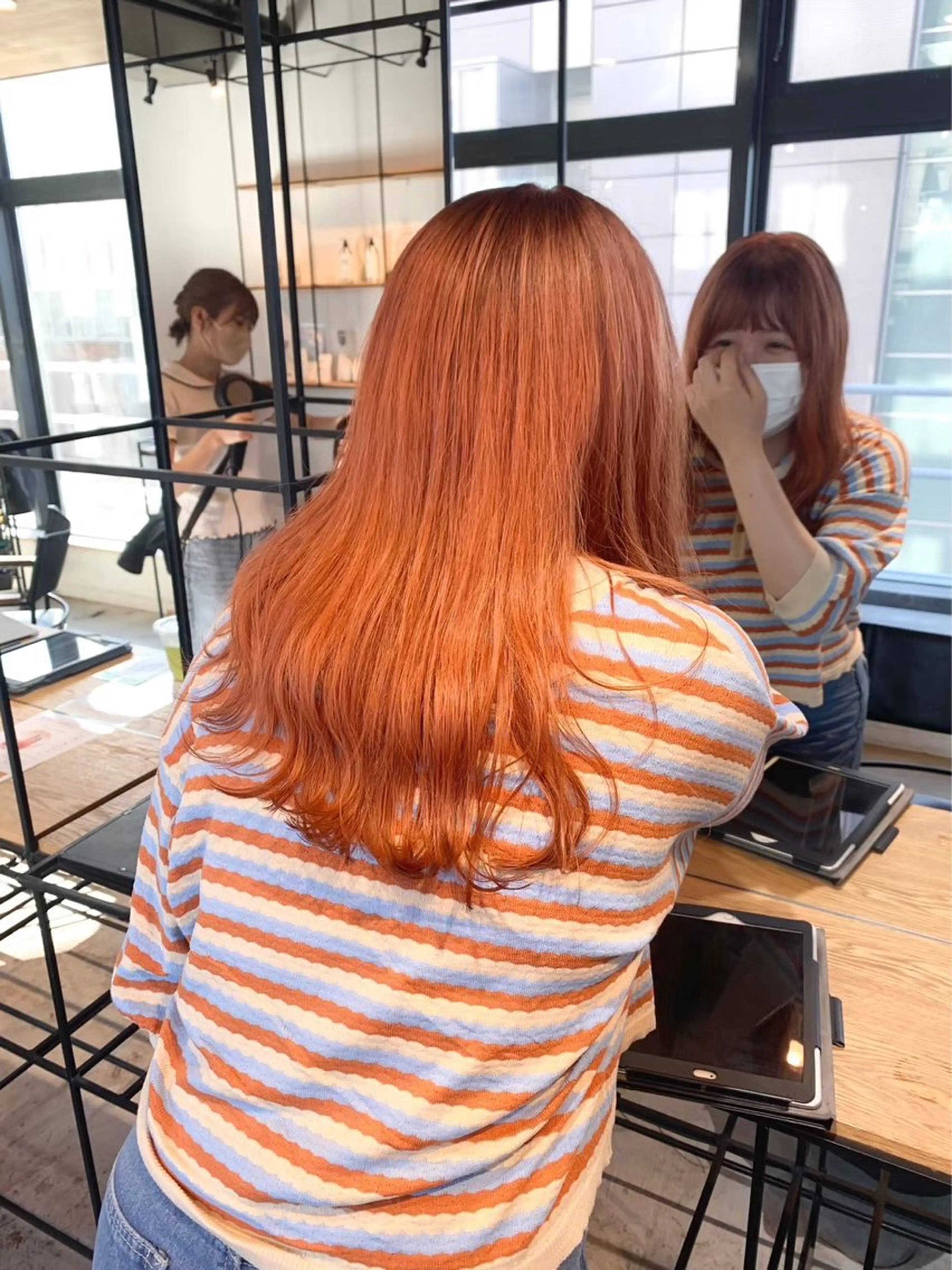 ロング カラー ヘアカラー トリートメント 柔らかベージュ🩰/ 新潟駅/くるみのヘアスタイル