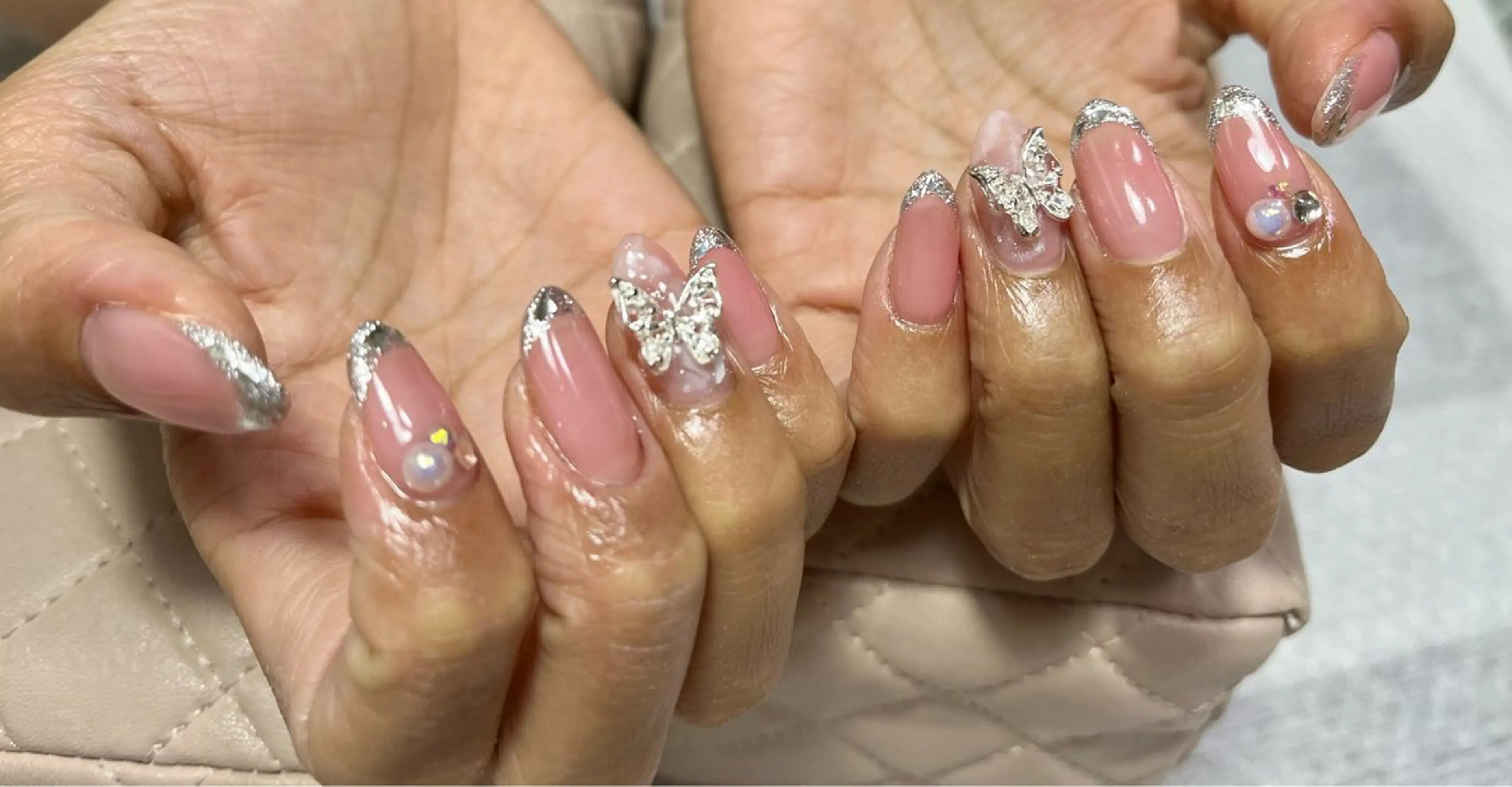 ネイル ハンドネイル goldgleams ちなのネイルデザイン