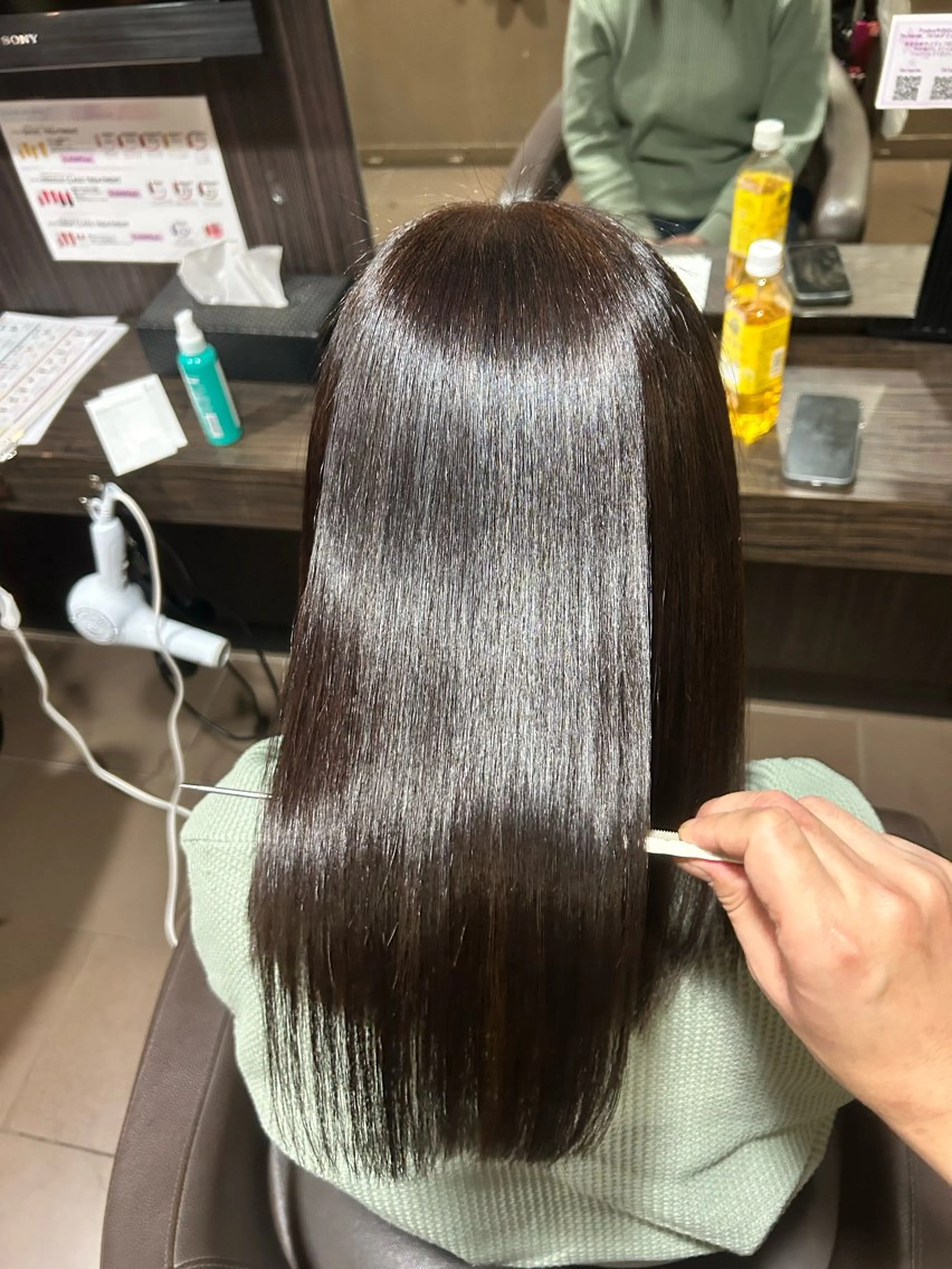 セミロング カット ヘアカラー トリートメント 【髪質改善カラー】 瀧田嵐士🇰🇷のヘアスタイル