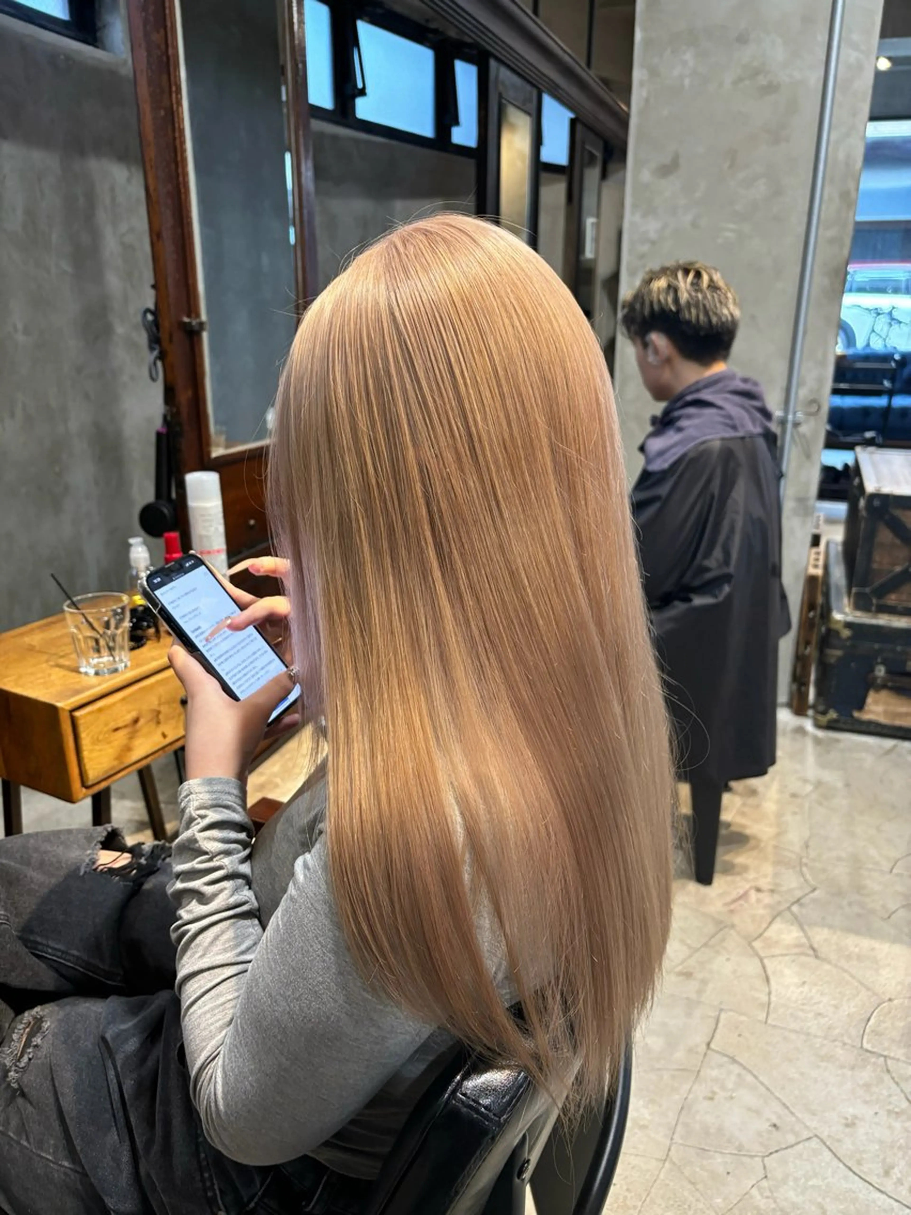 ロング カラー ヘアカラー トリートメント ヘッドスパ 派手髪/ハイトーン RIN🩵ྀིのヘアスタイル