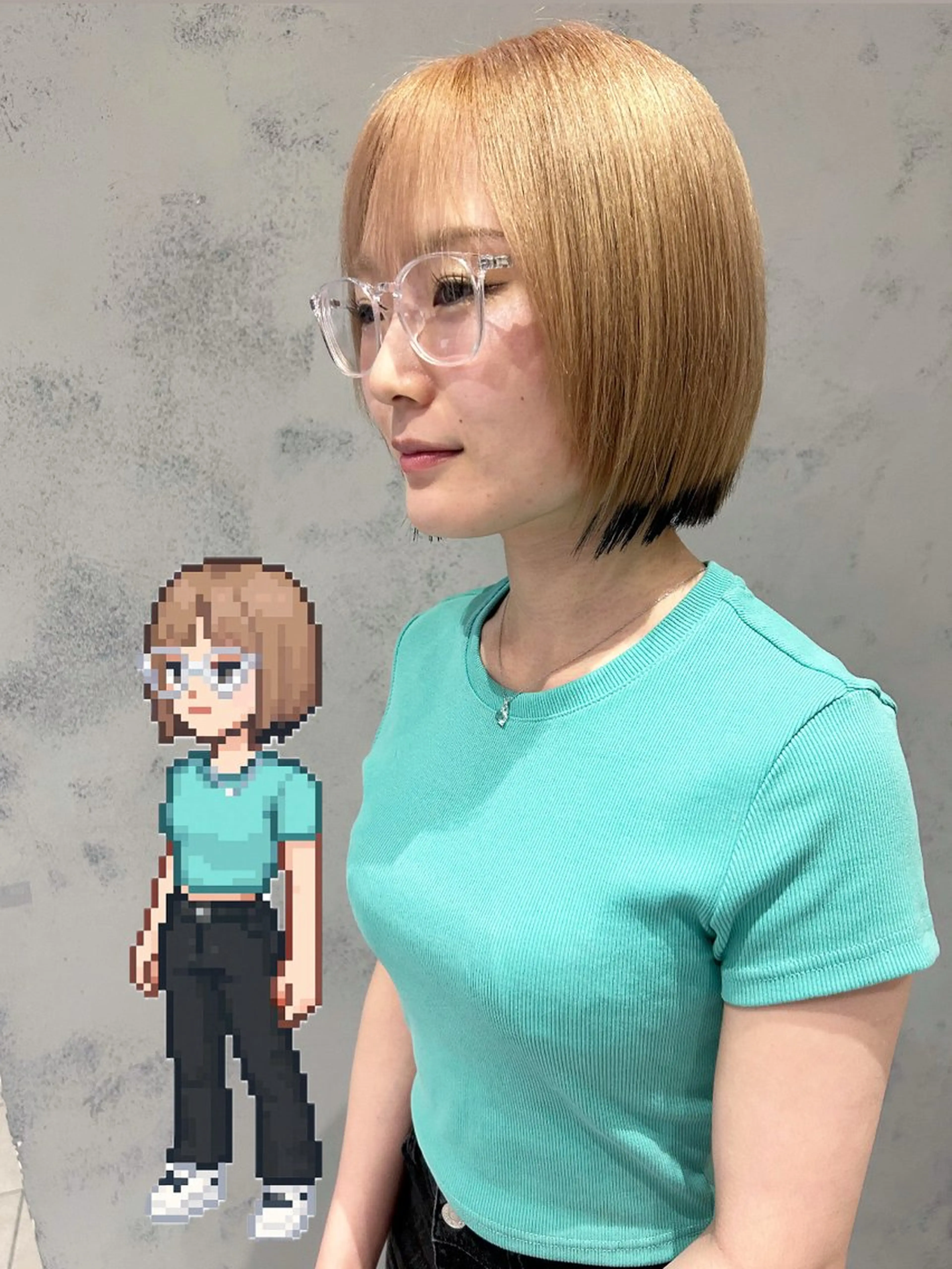 ショート Lani hair salon所属・野洲/髪質改善/ 田中瑠生のヘアスタイル