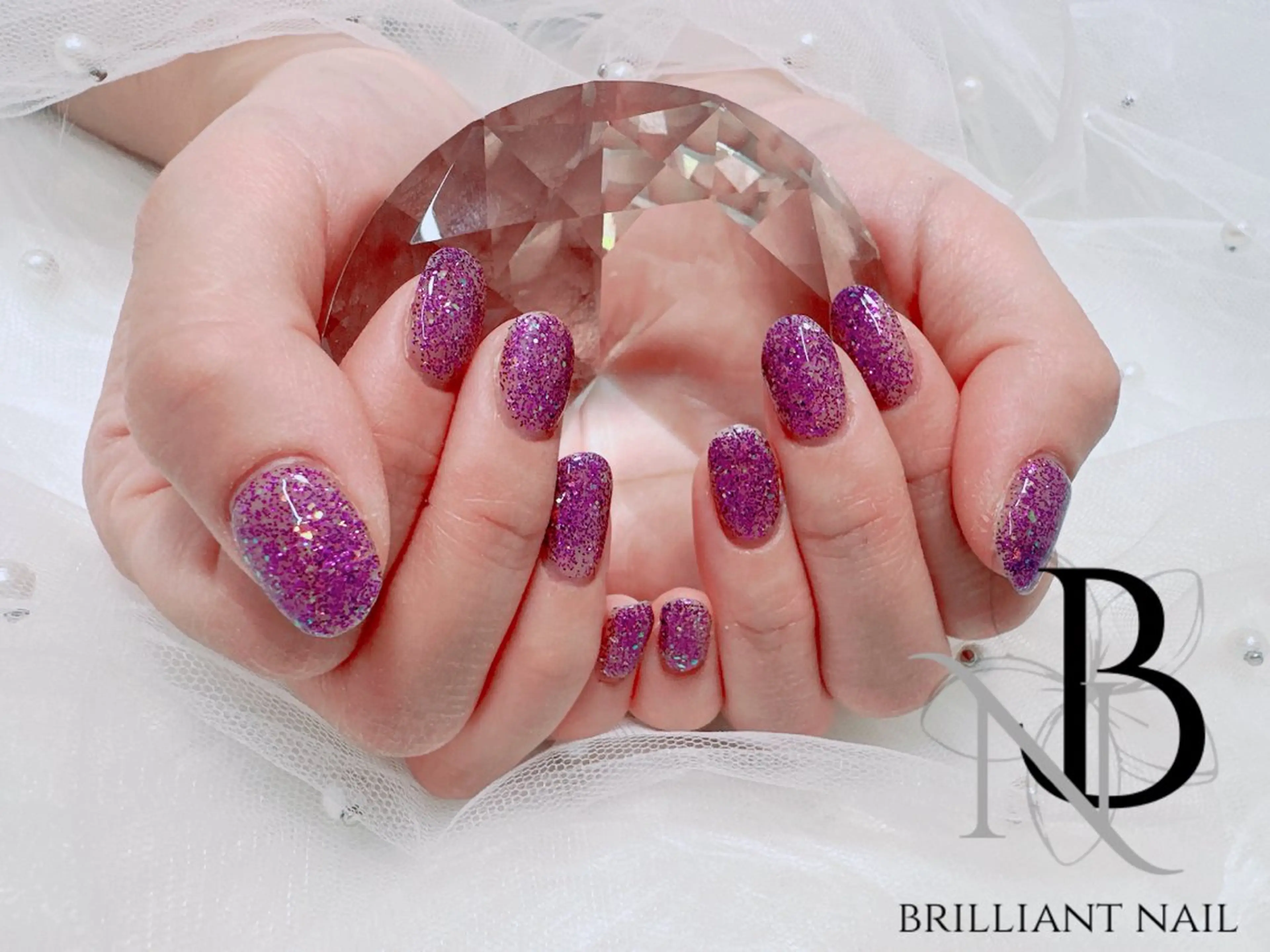 ネイル ラメ(グリッター) ハンドネイル ハンドケア brilliant nail💎あやのネイルデザイン