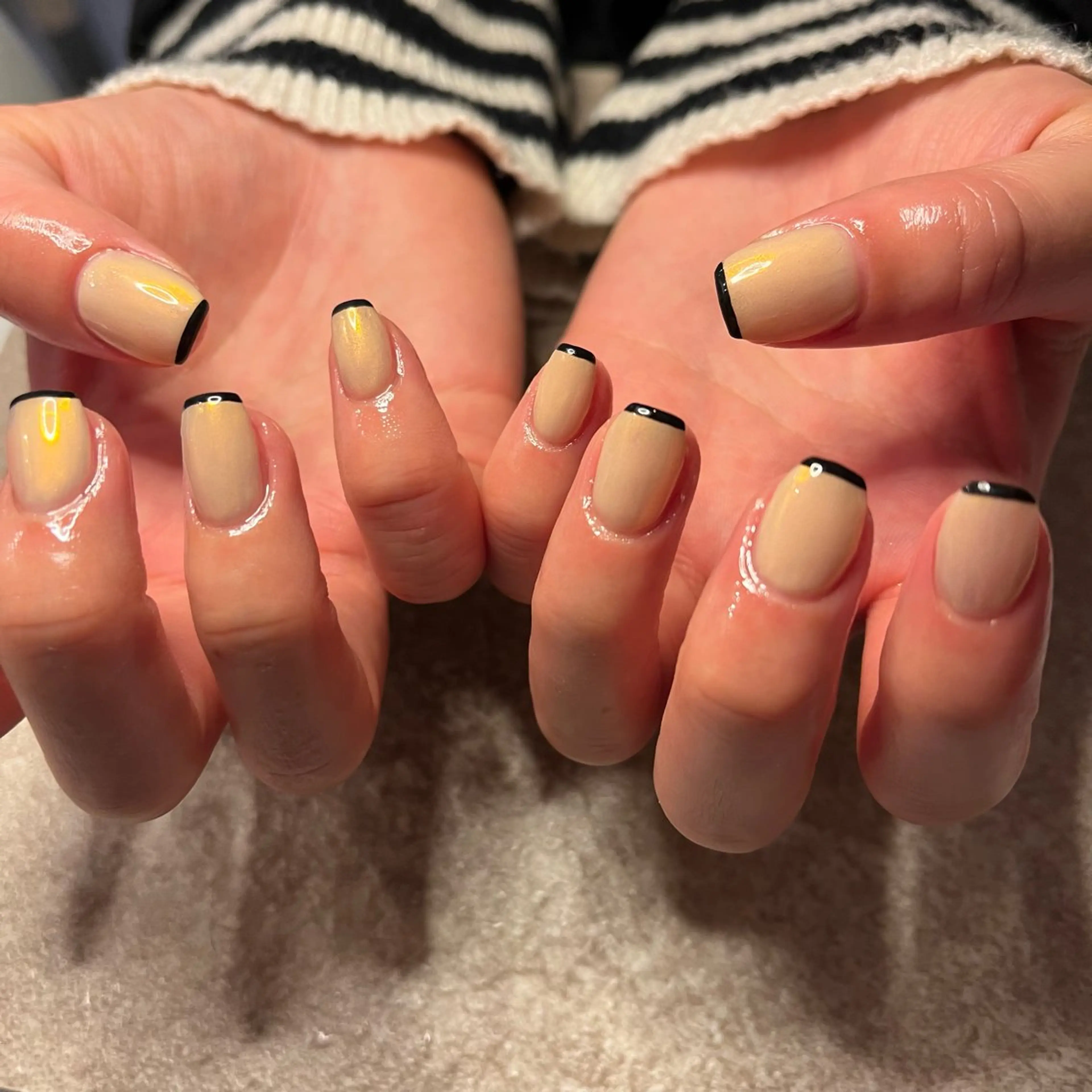 ネイル ジェルネイル ワンカラーネイル パラジェル ハンドネイル nail slow.のネイルデザイン