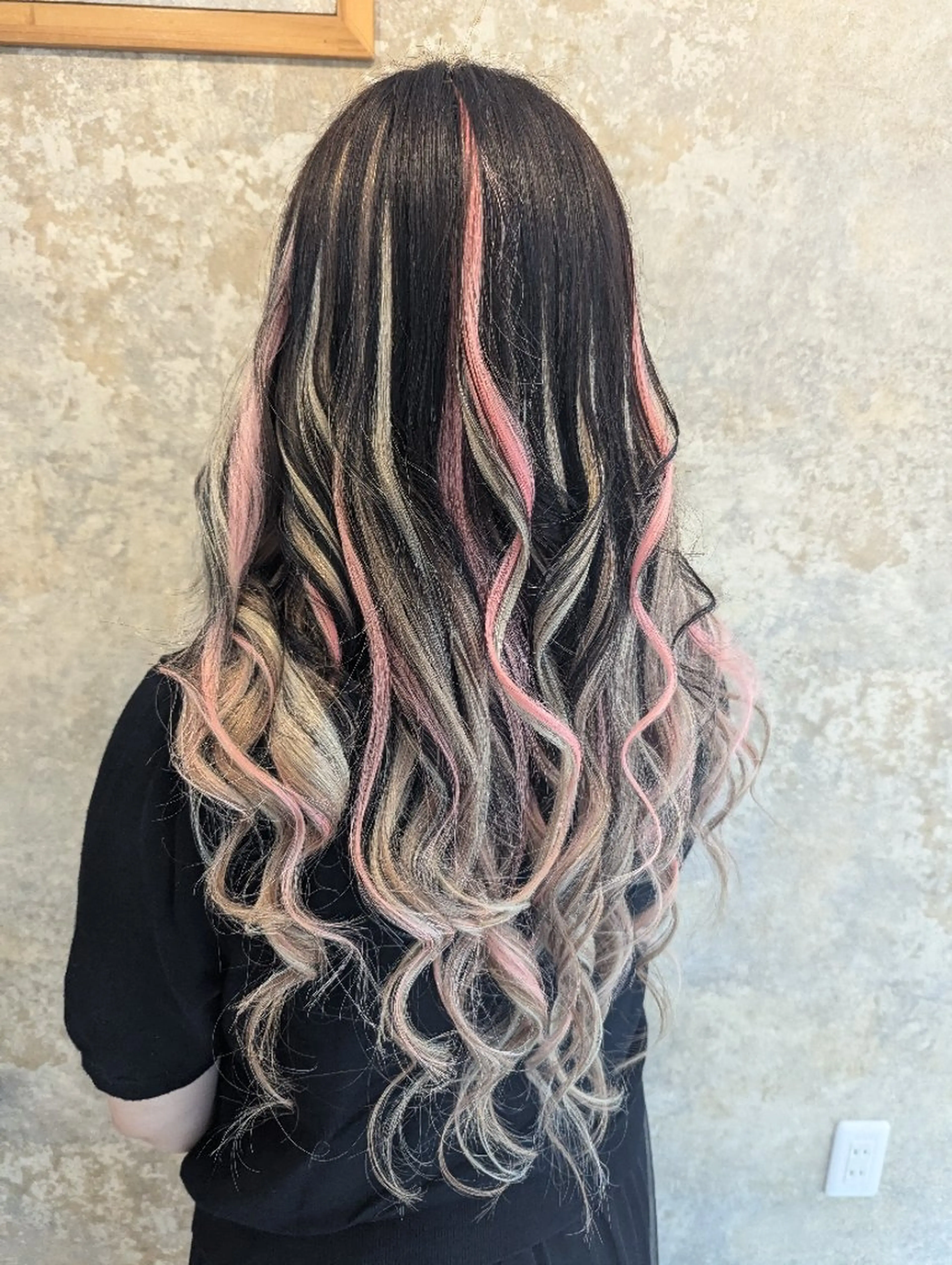 ロング カラー プルエクステ エクステ トリートメント カット ヘアカラー トリートメント エクステ Wakita Masakiのヘアスタイル