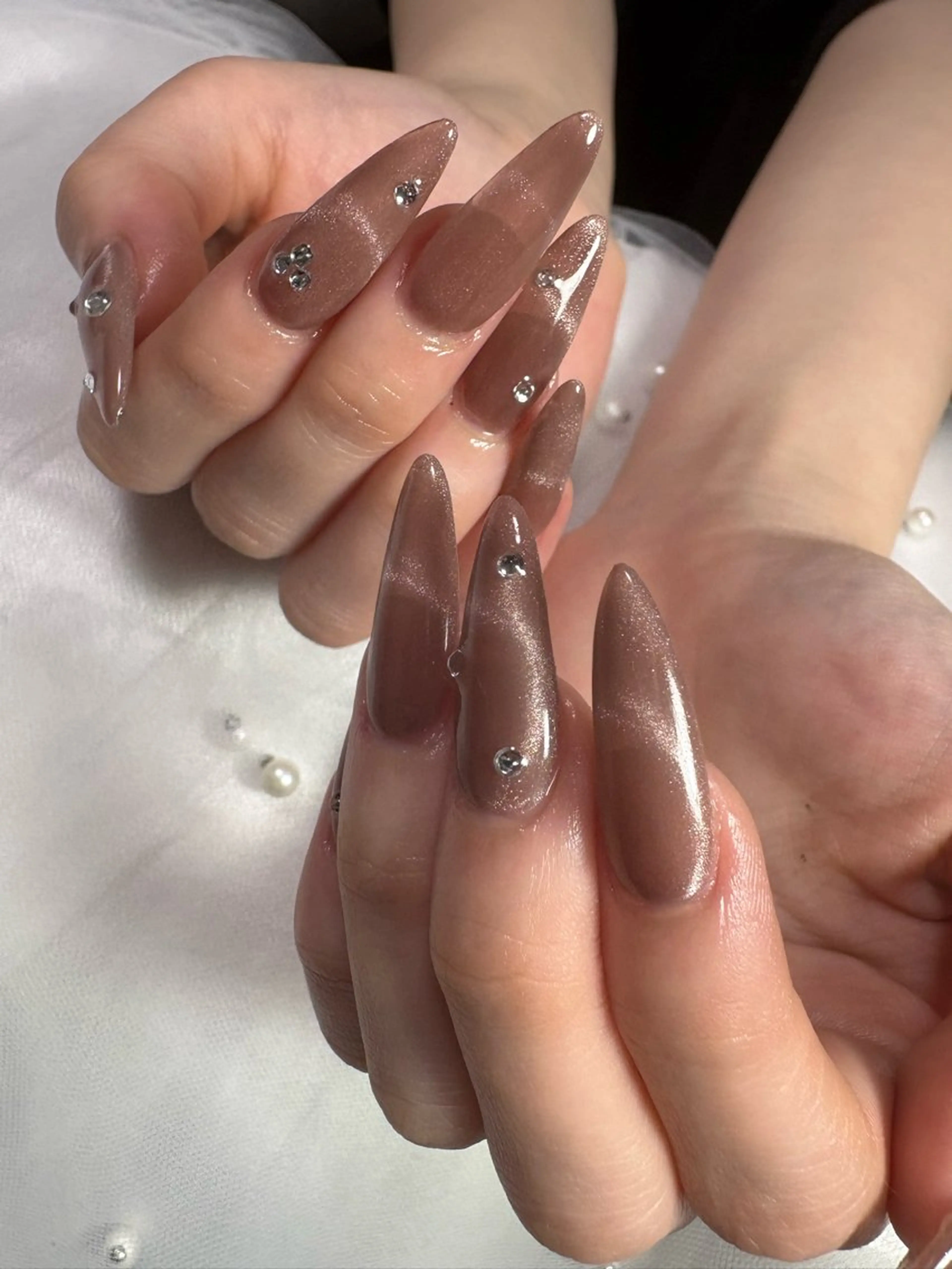 ネイル ロングネイル ハンドネイル salon de Belleのネイルデザイン