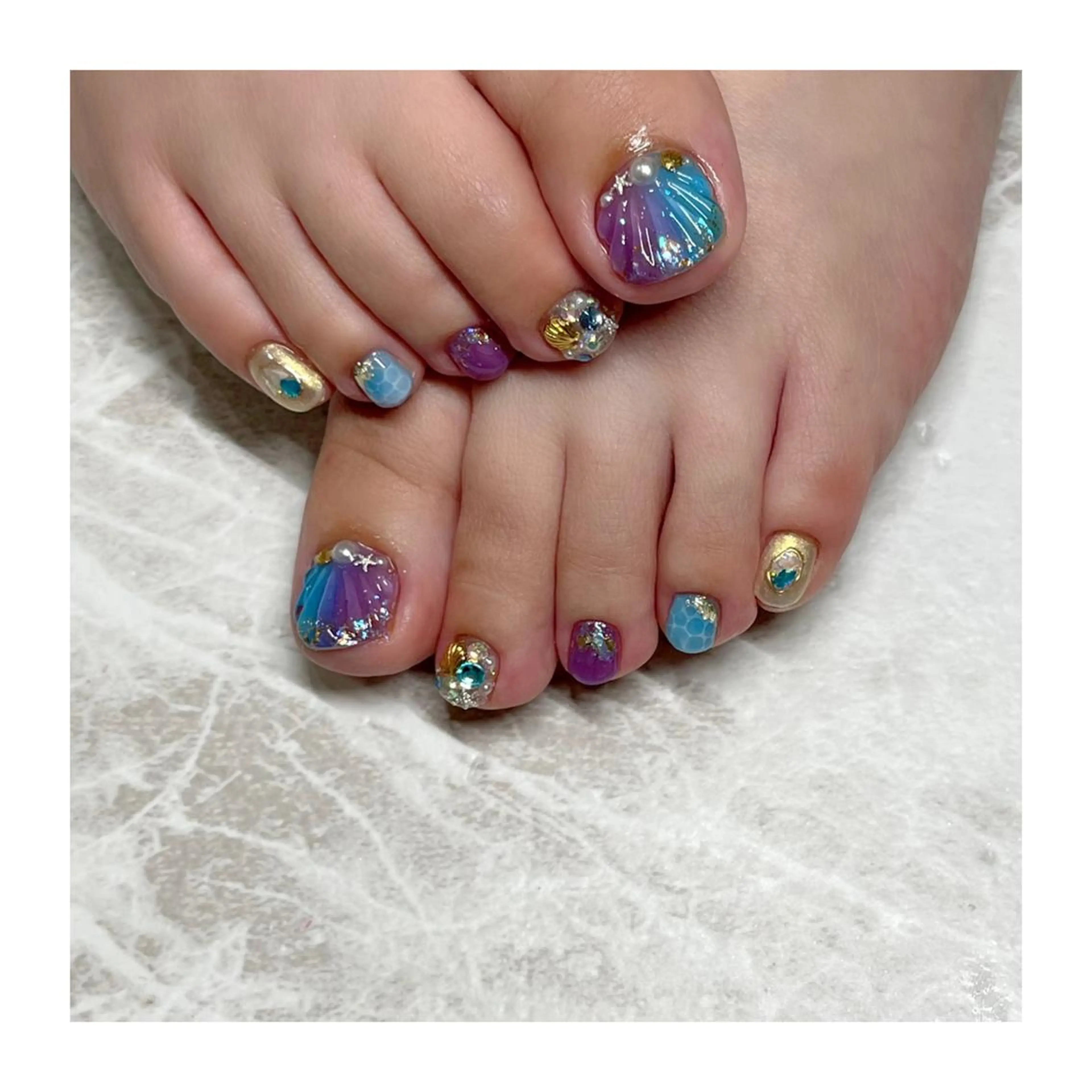 ネイル フットネイル Nailsalon -Aのネイルデザイン