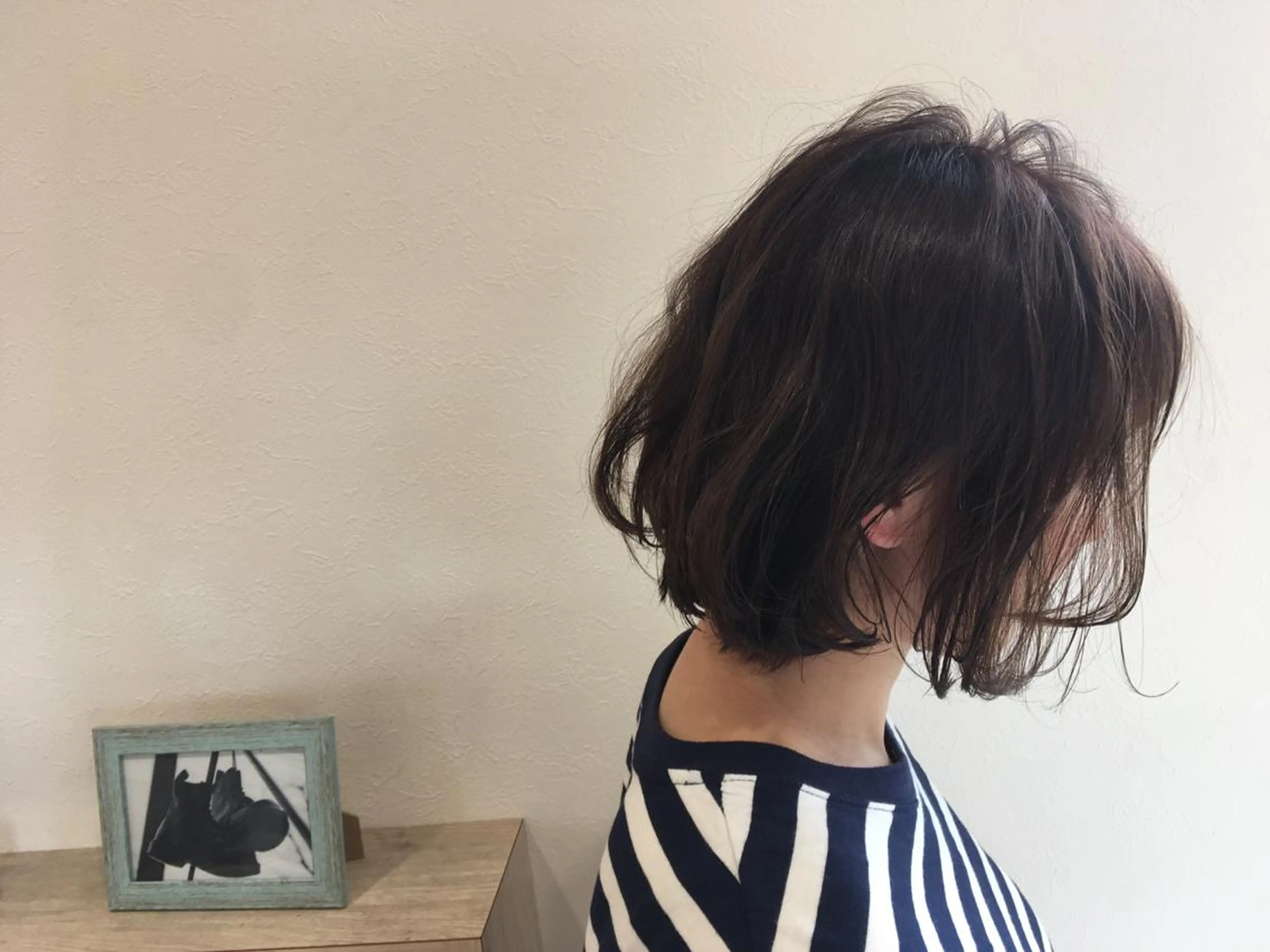 ミディアム ボブ graxi'    グラシー所属・ブリーチ/ハイトーン SERINAのヘアスタイル