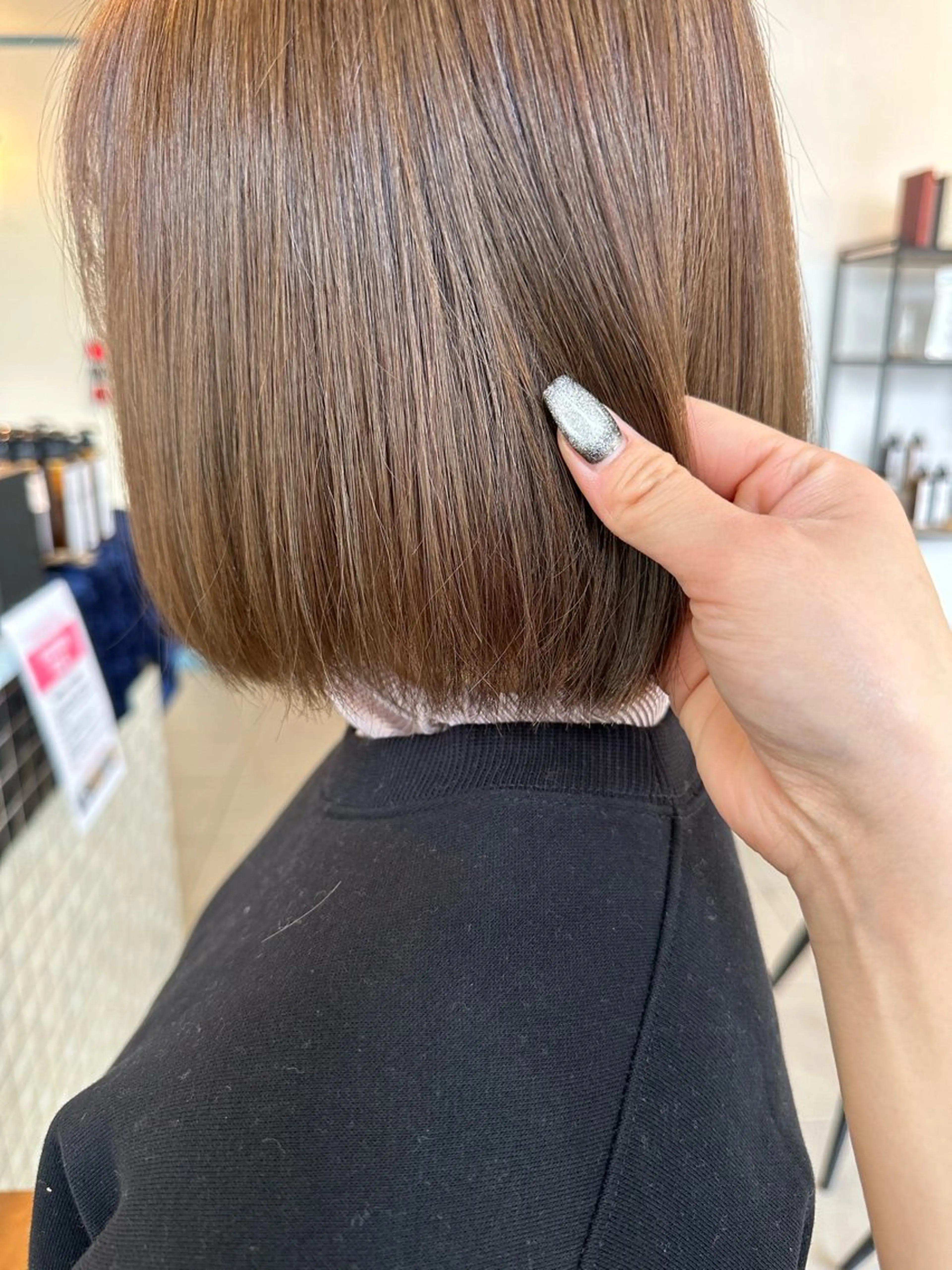 ショート 長嶋美奈/ 韓国風レイヤーカットのマツエク・マツパデザイン