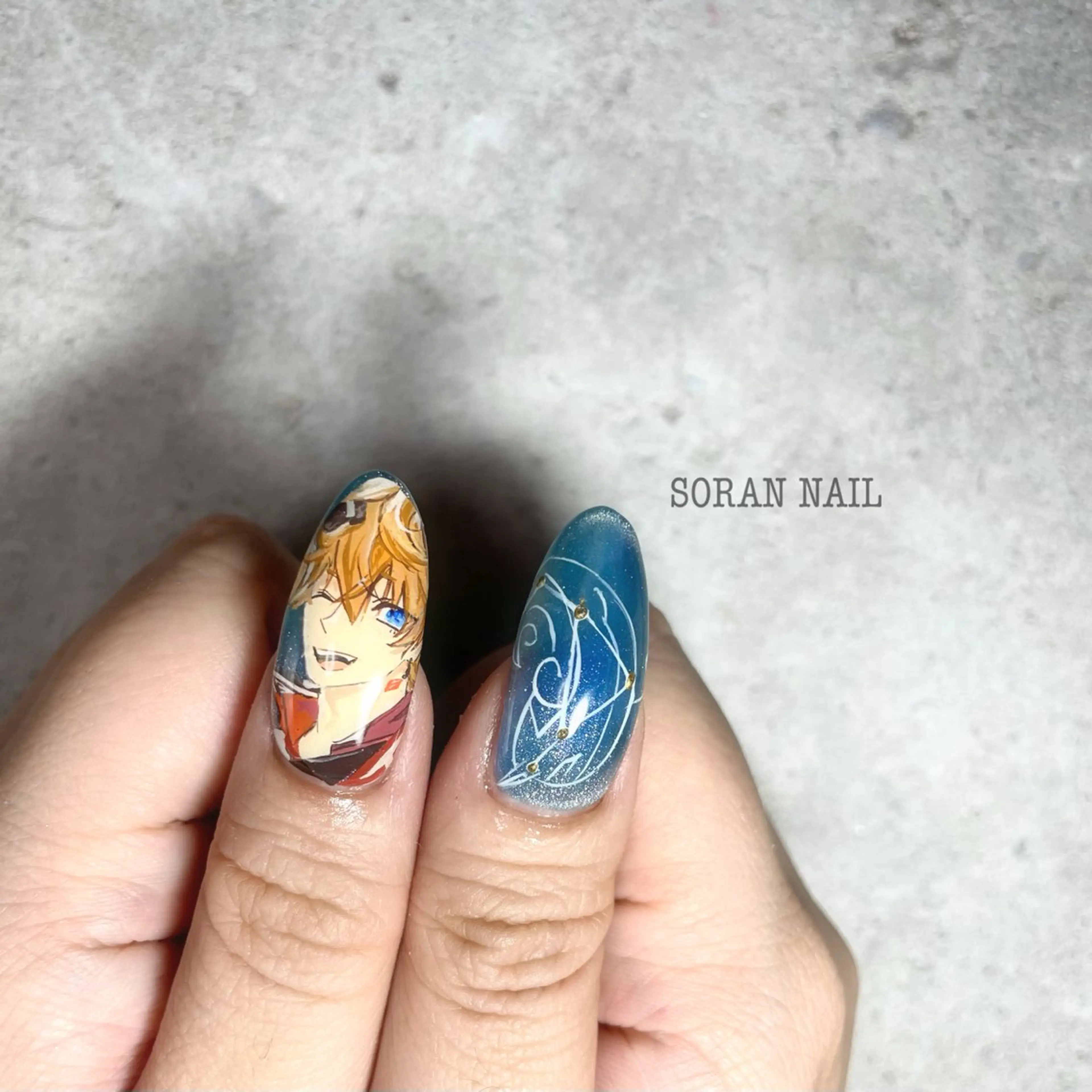 ハンドネイル フットネイル soran nailのネイルデザイン