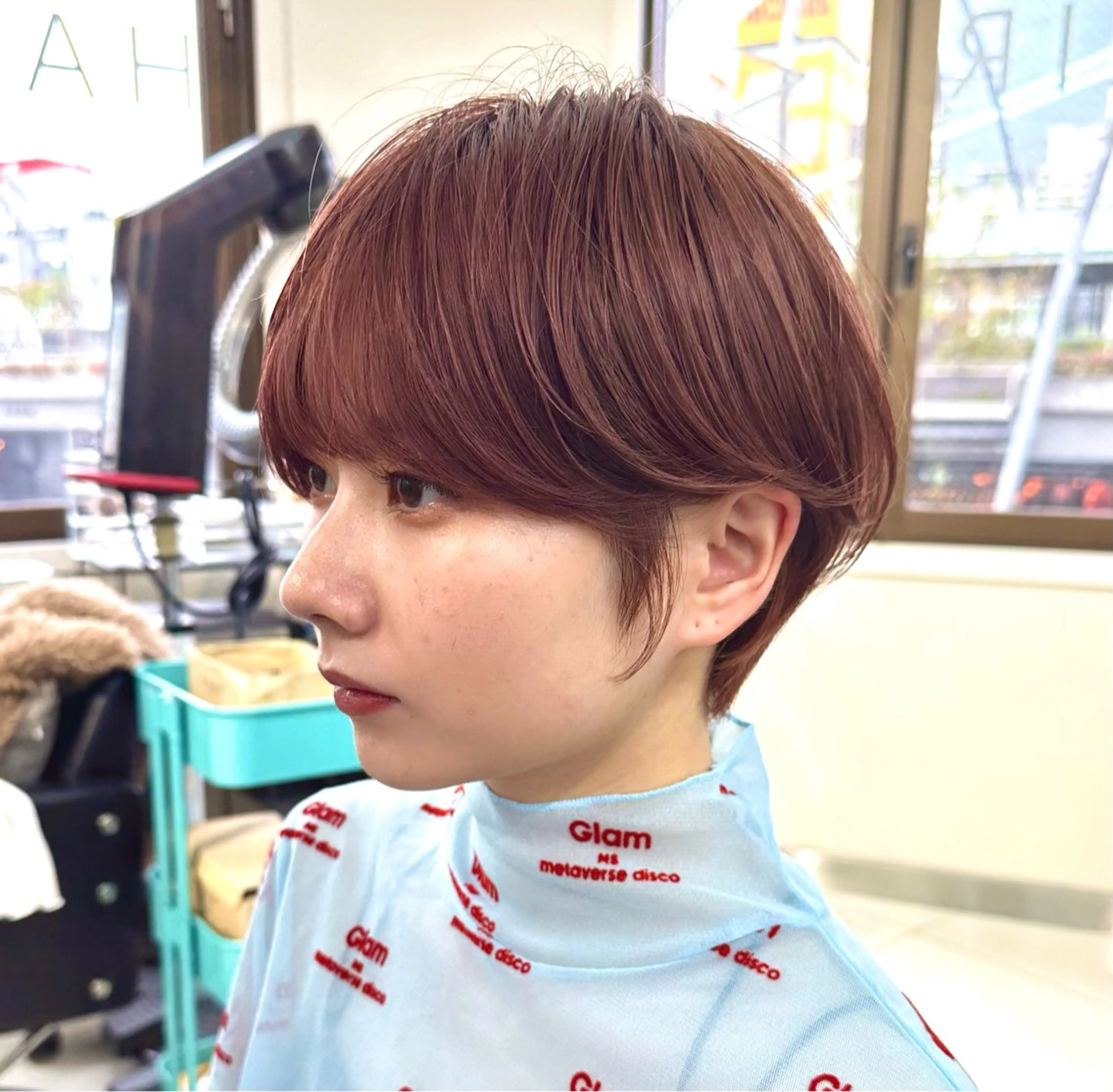 ショート カット ヘアカラー 骨格診断で絶対可愛い ✨丸みショート✨凌弥のヘアスタイル