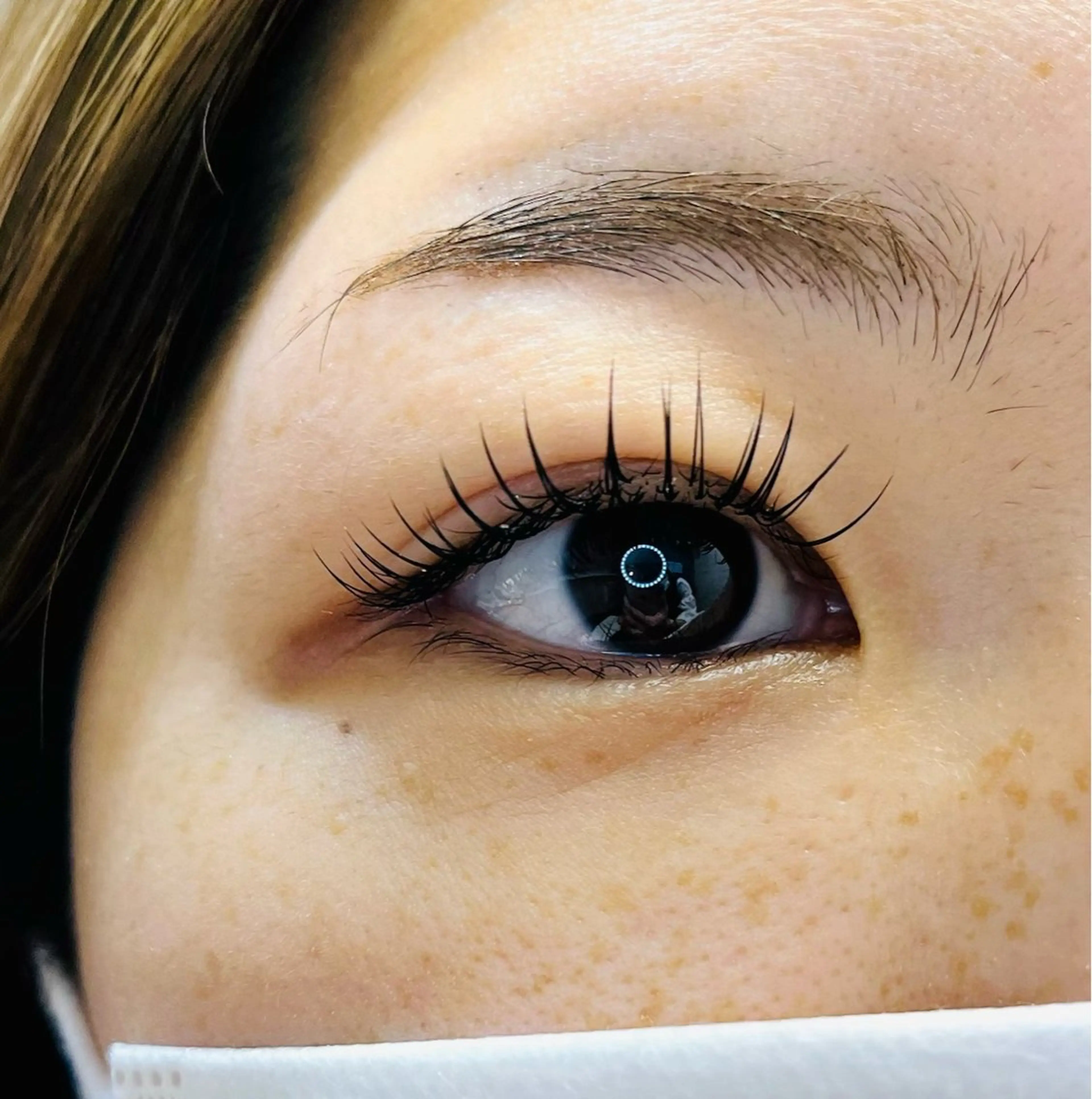 【エクステパーマ】フラットラッシュ120本 & healthy　6000円の写真