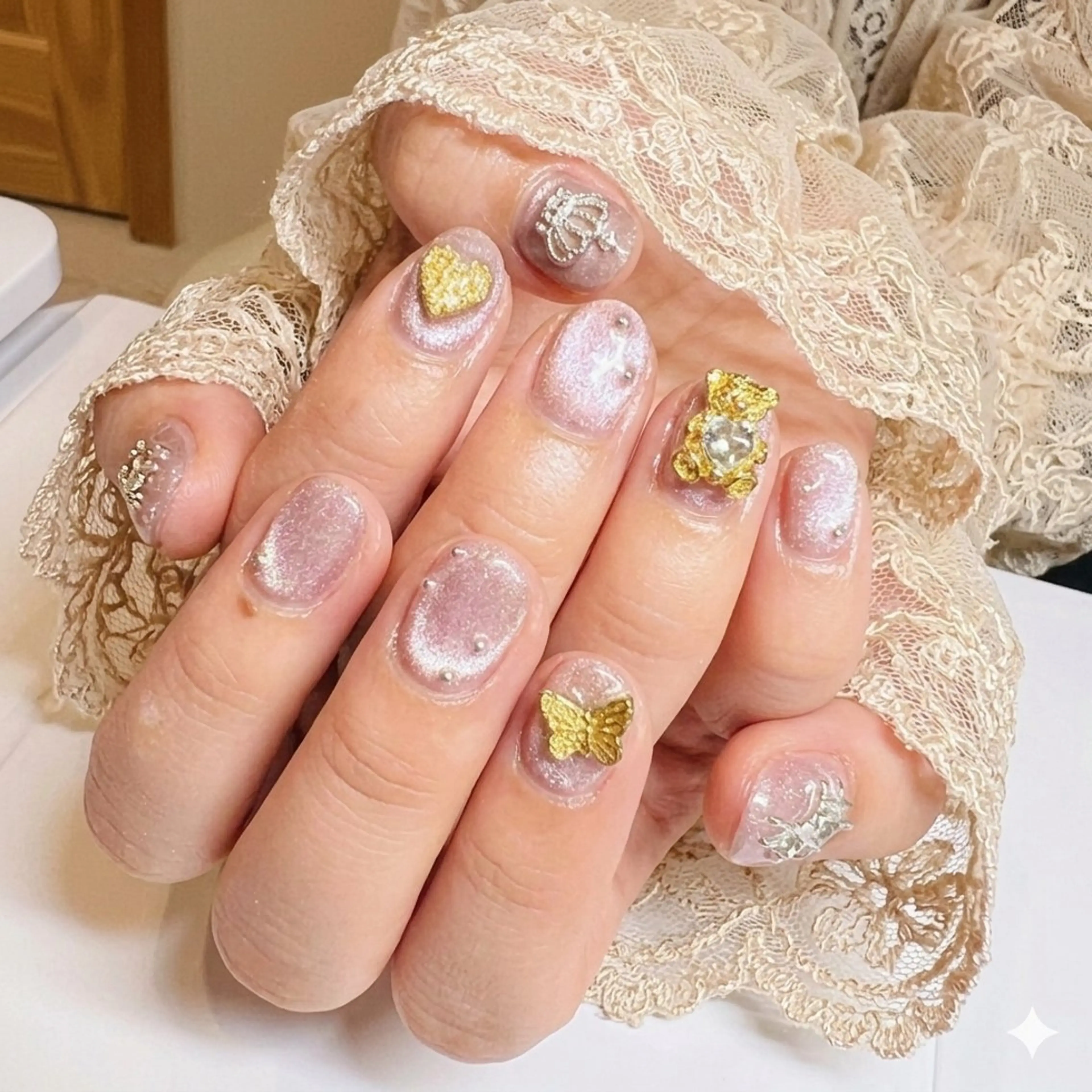 ショート ハンドネイル Nail Salon midnightのネイルデザイン