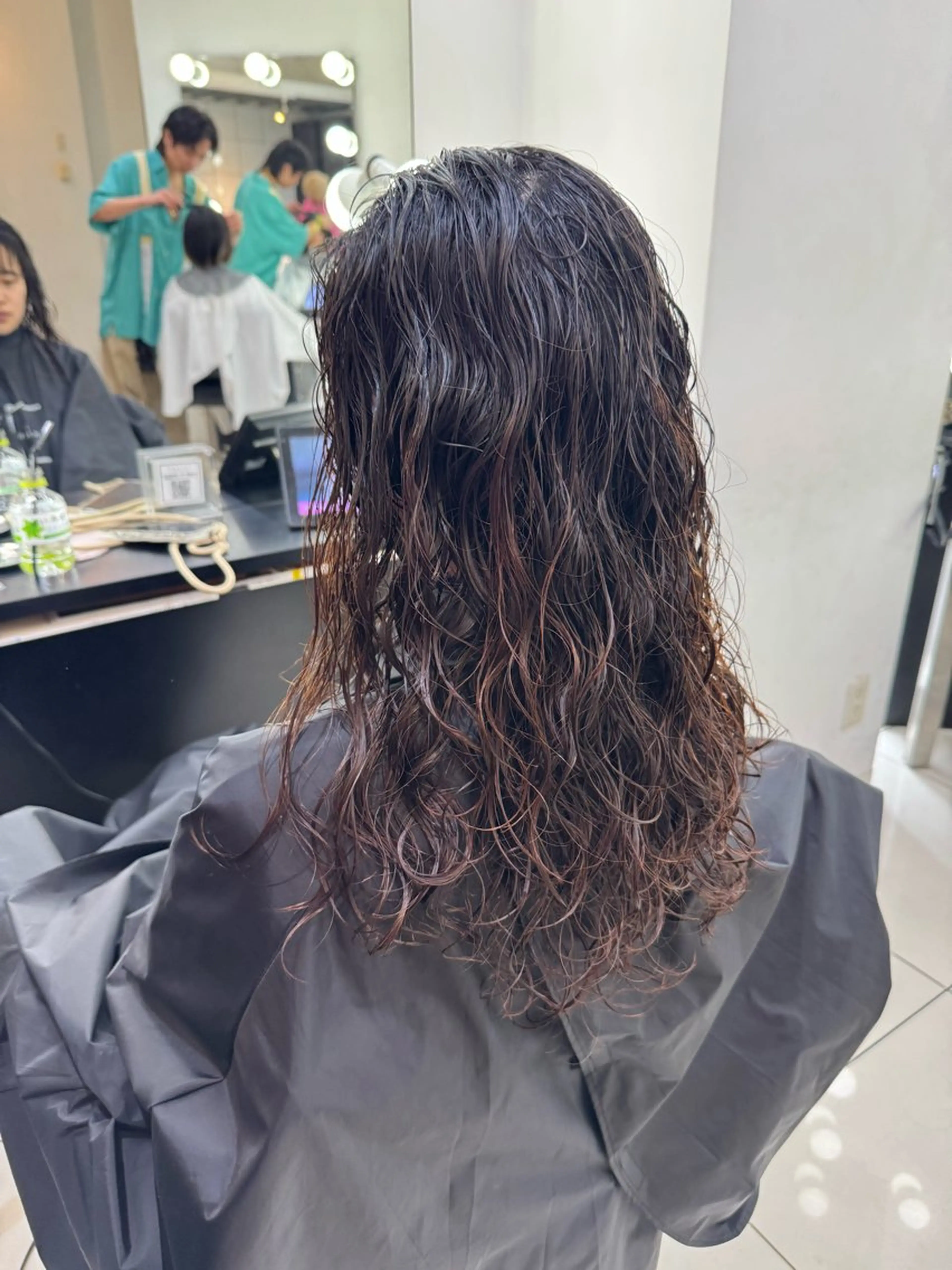 パーマ デザインカラー/ ハイトーン/ケイジのヘアスタイル