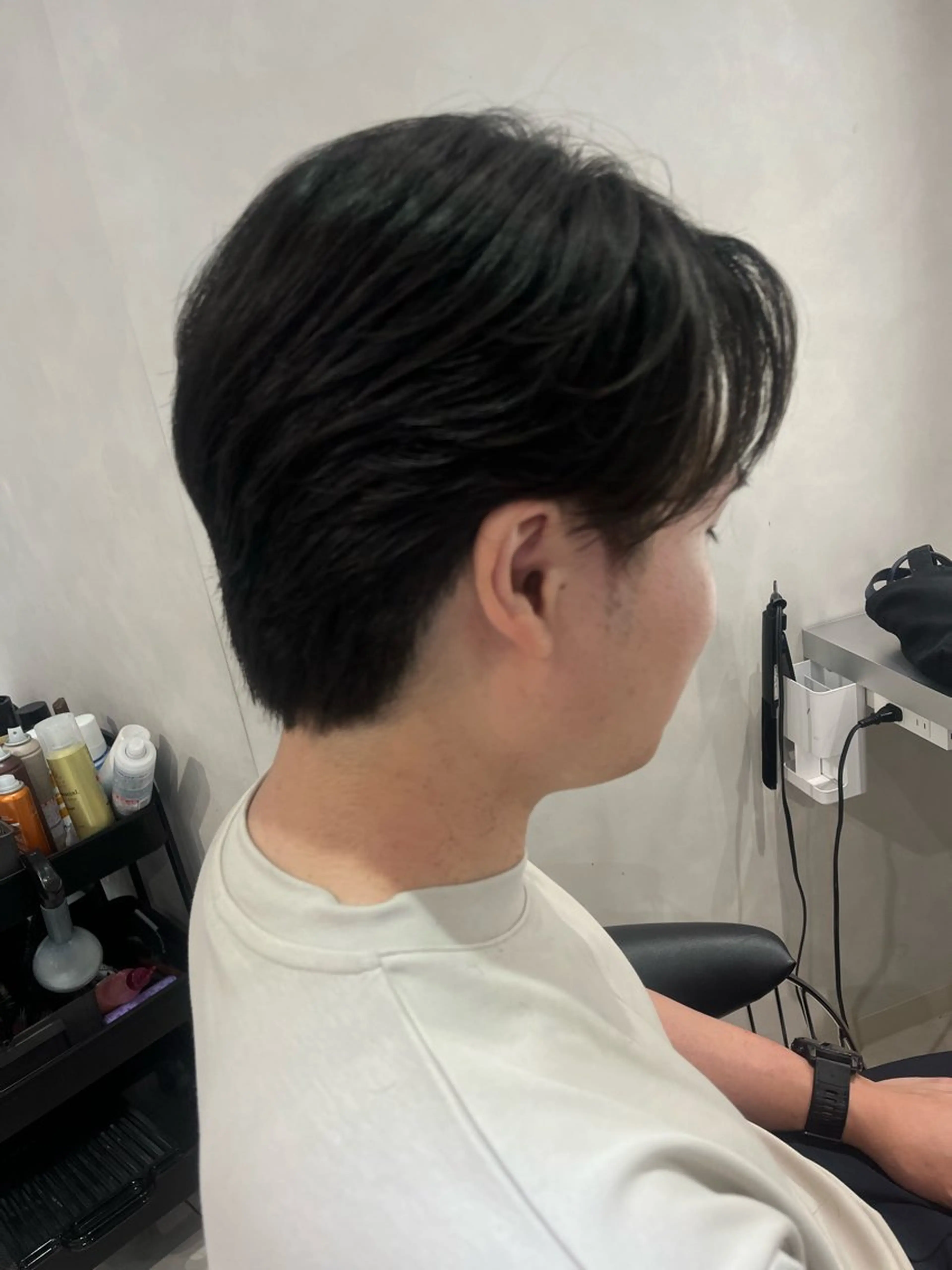 パーマ メンズ カット パーマ メンズセンターパート 🇰🇷wakanaのヘアスタイル