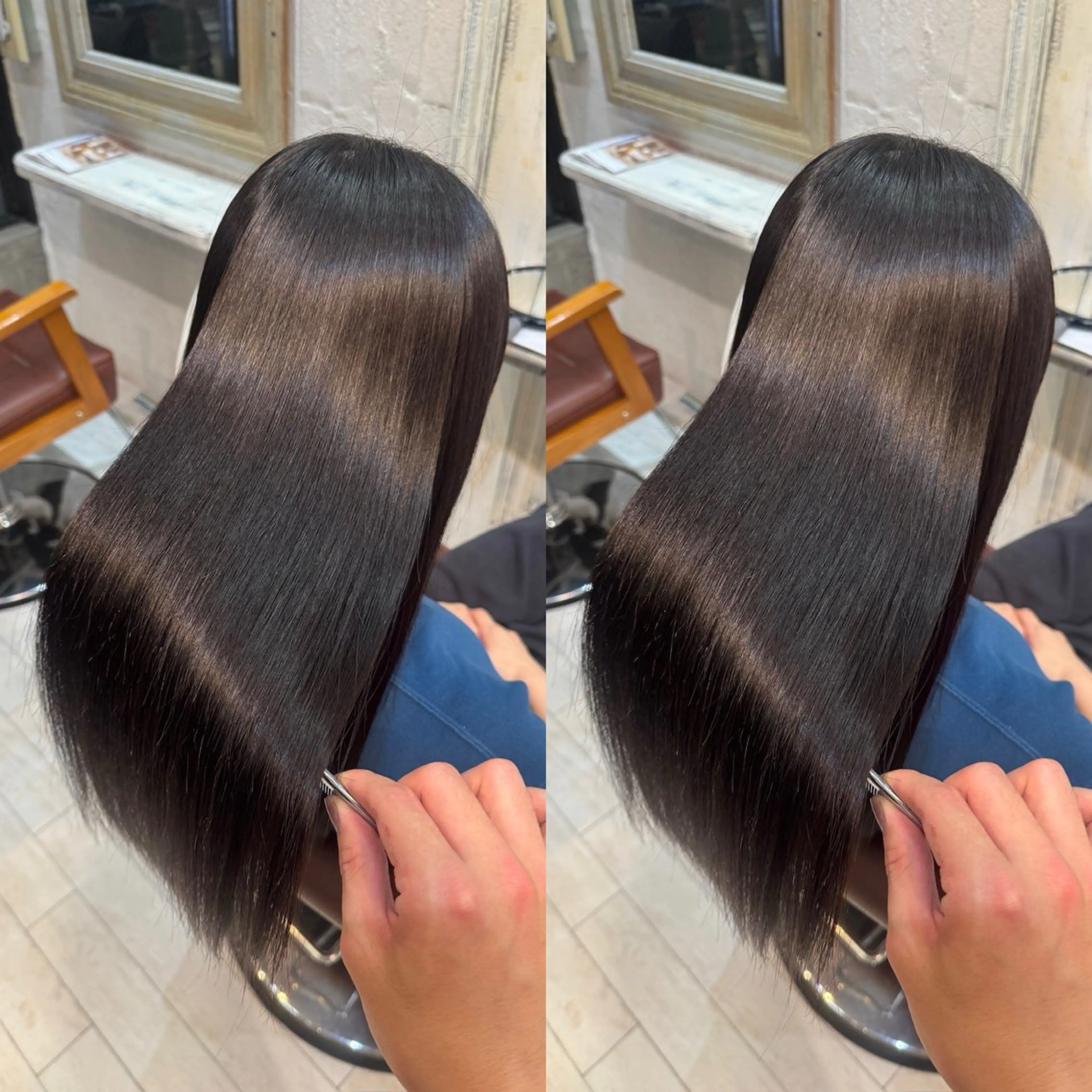 ロング 縮毛矯正 トリートメント F Beauty表参道所属・髪質改善/縮毛矯正/ 酸性ストレート/ガブのヘアスタイル