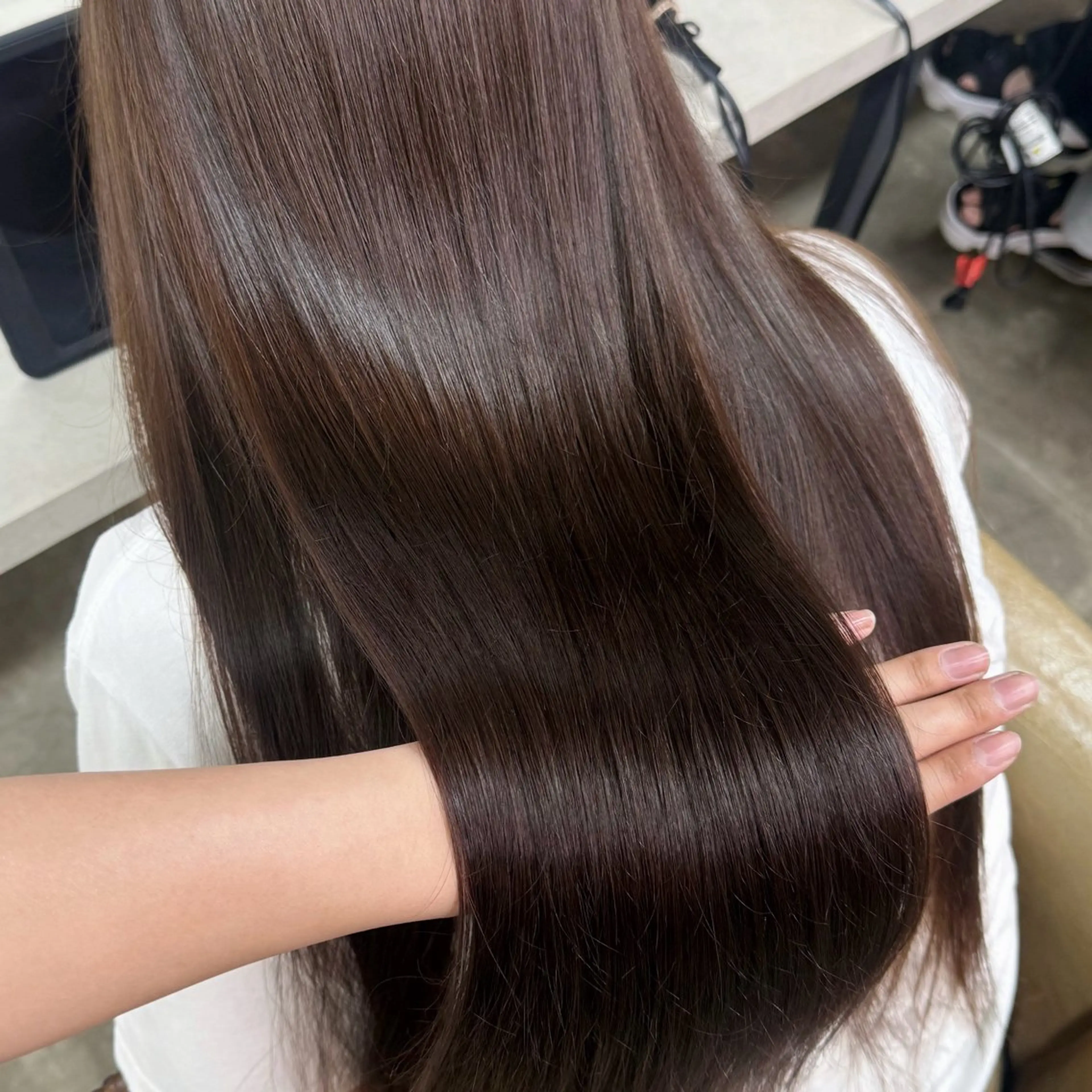 【人気No.1✨】美髪カラー＋glossトリートメントの写真