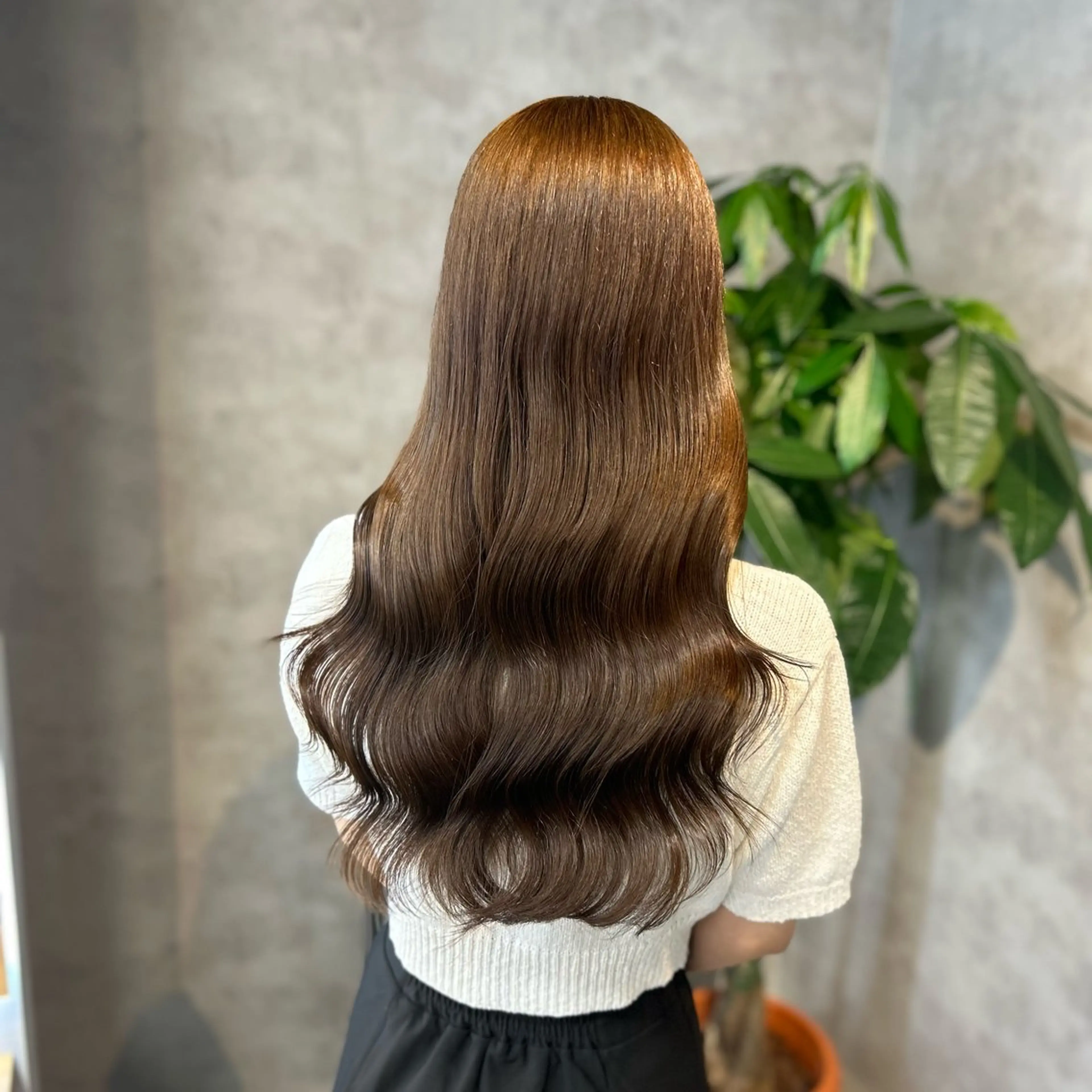 ロング カラー ヘアカラー トリートメント ブリーチなしの達人 🌈KAITOのヘアスタイル