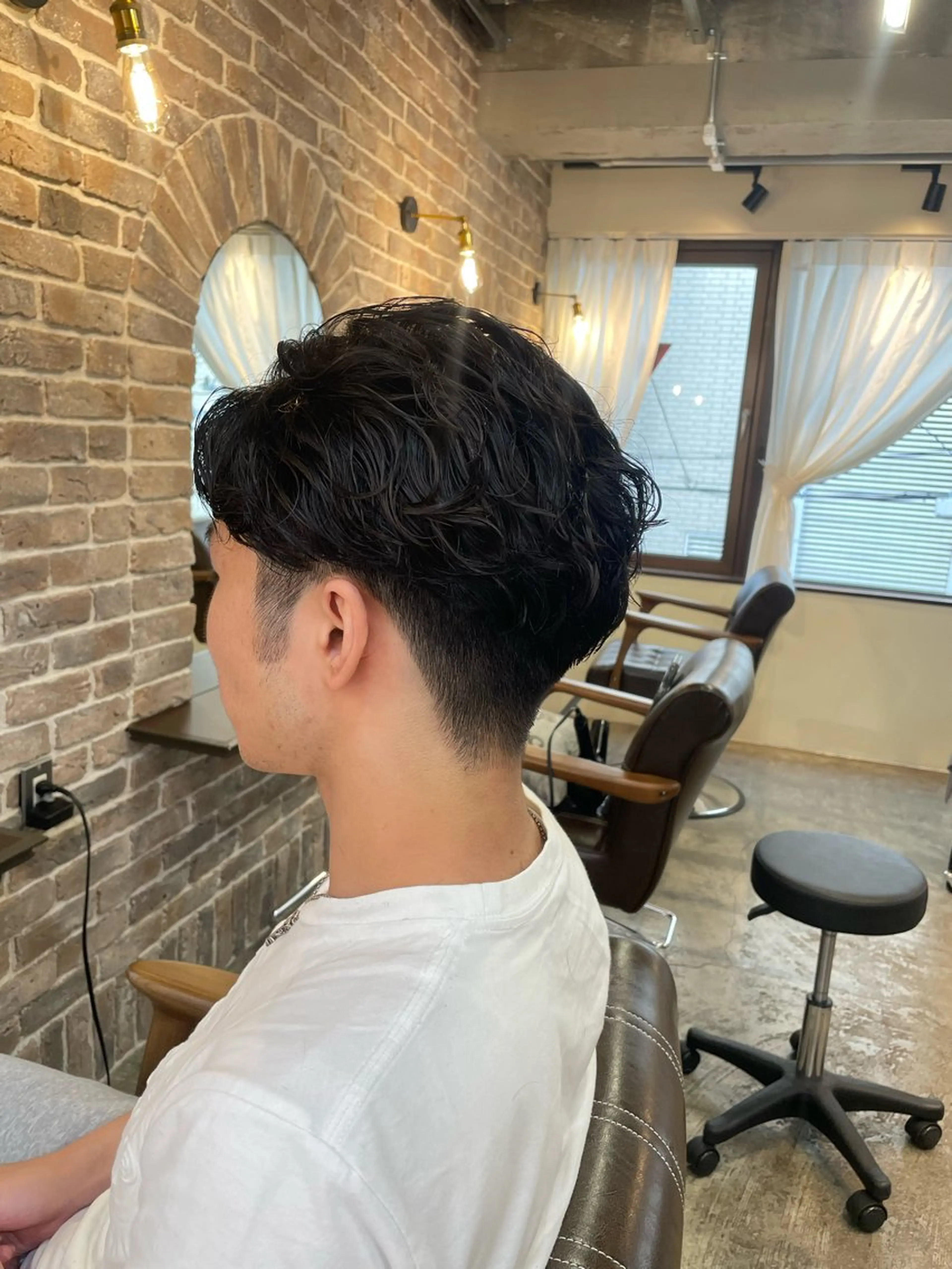 【👑メンズ限定👑】カット+パーマ【炭酸ｼｬﾝﾌﾟｰ】の写真