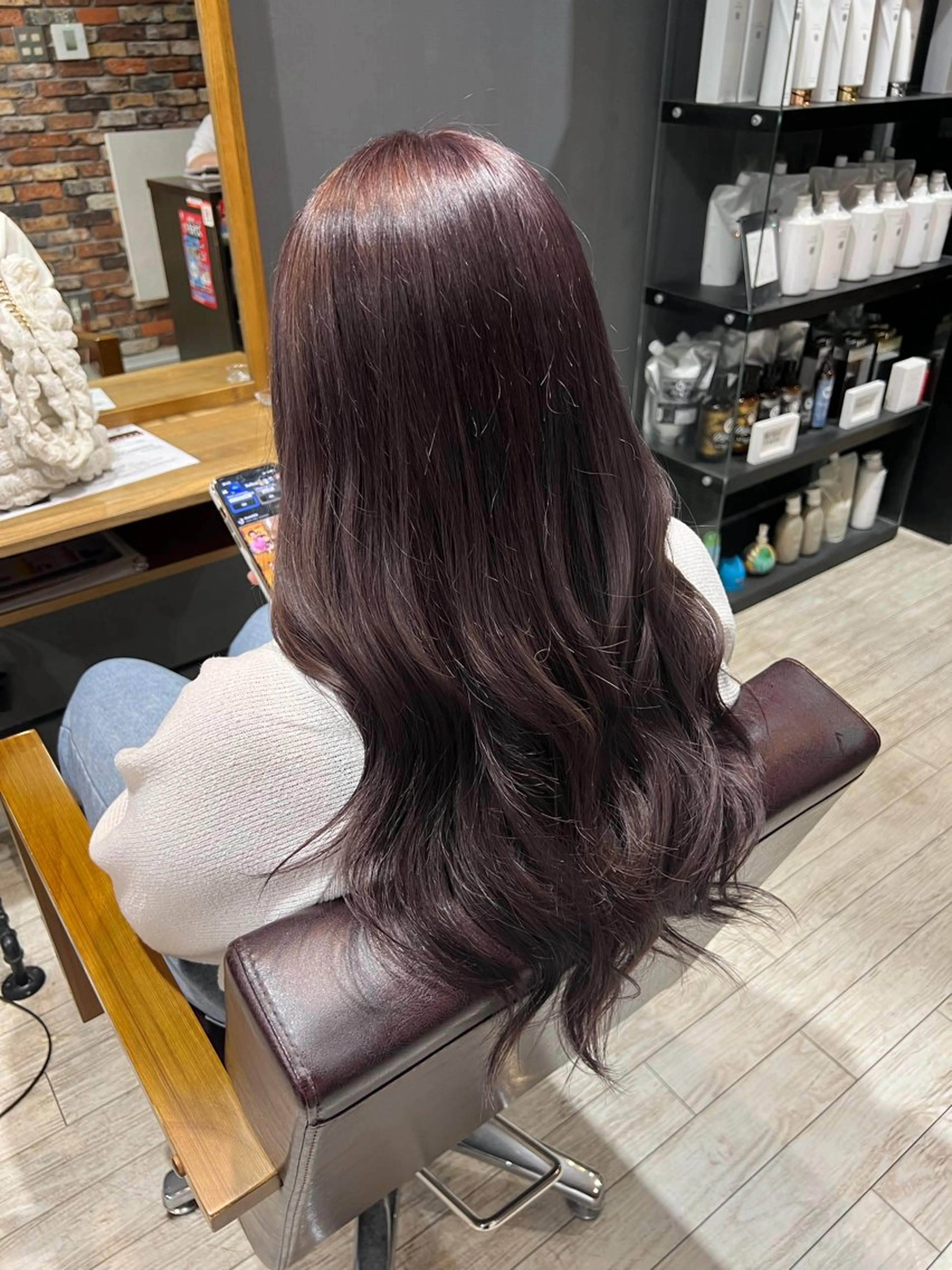 カラー 本田 歩のヘアスタイル