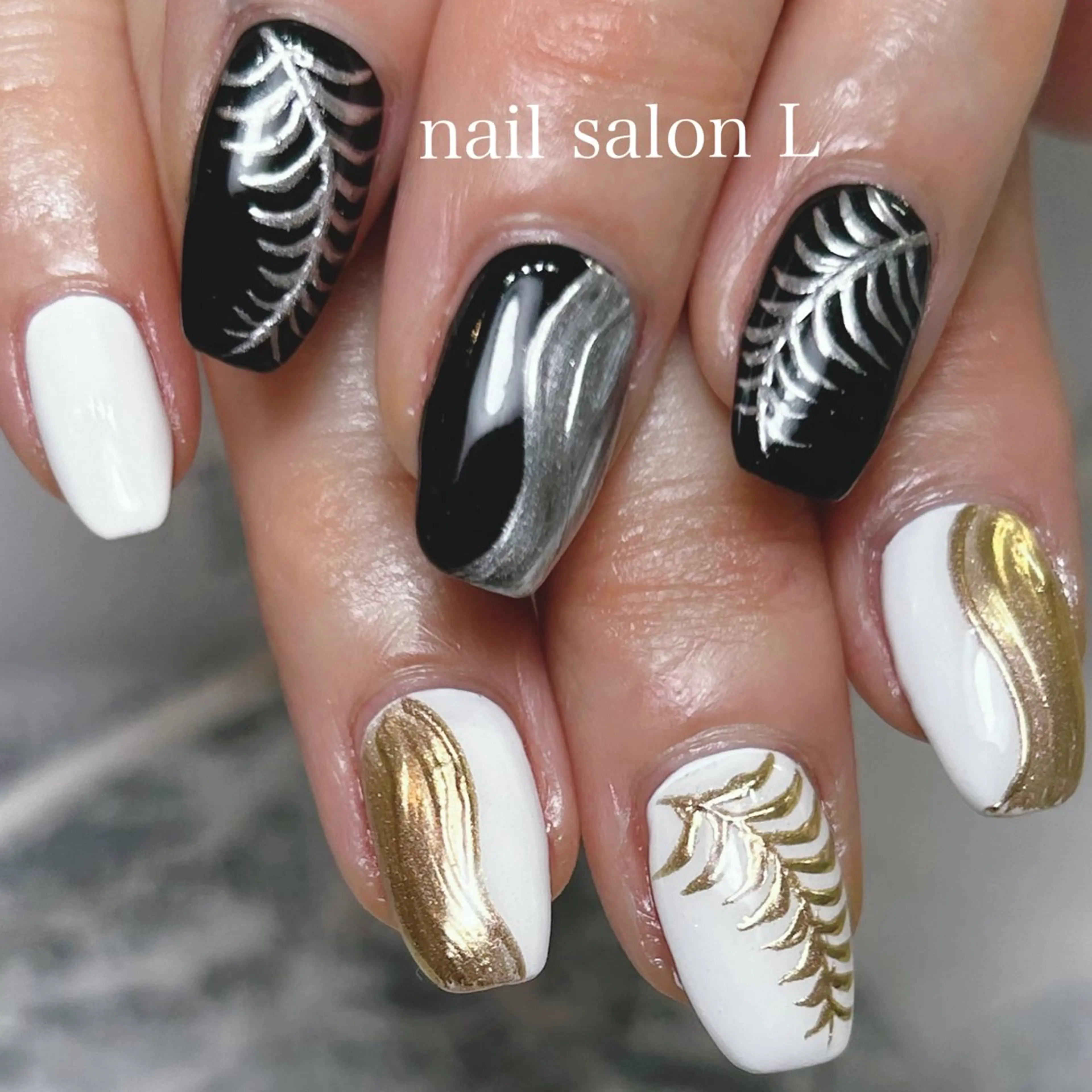 ネイル ハンドネイル 吉川市 ネイルサロンLのネイルデザイン