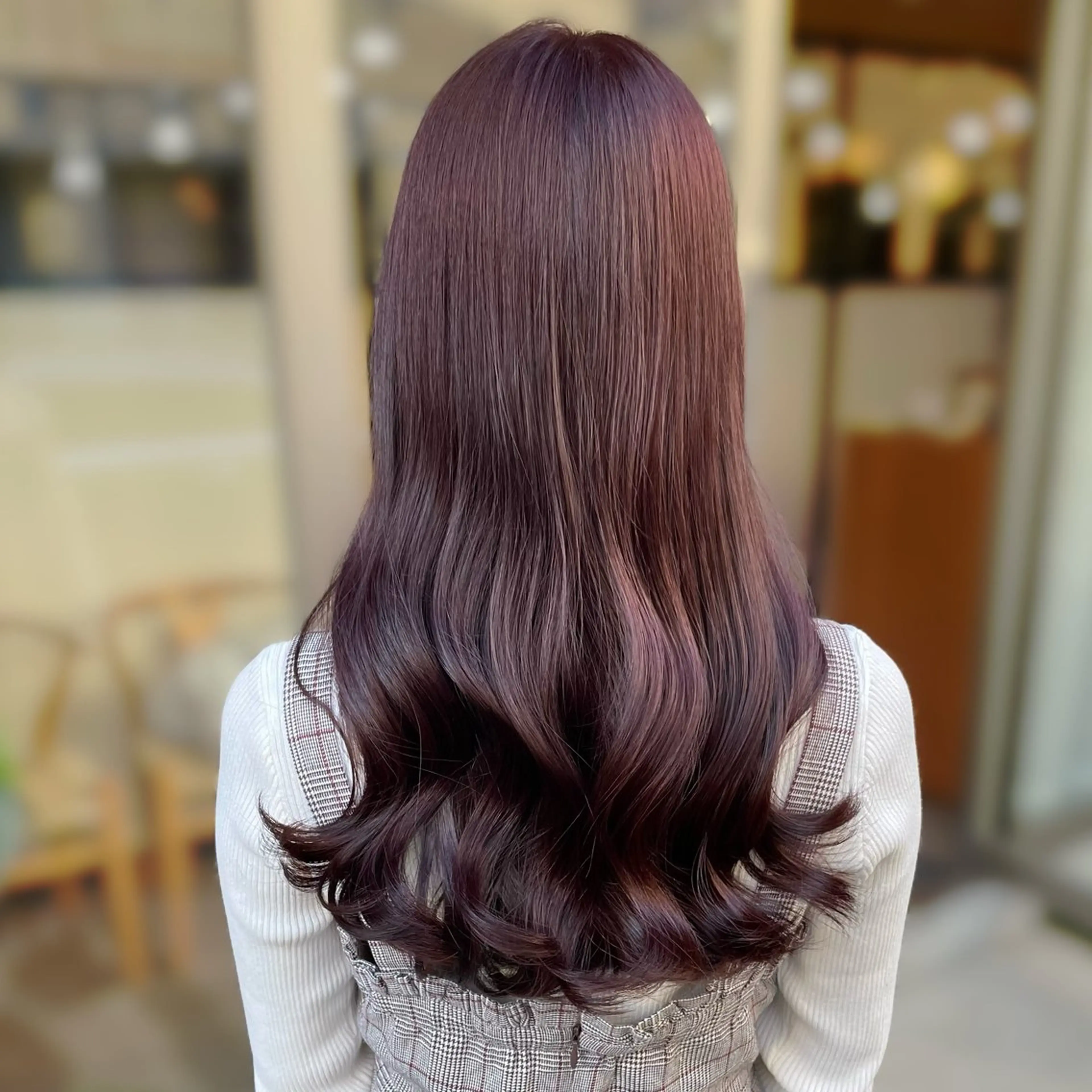 ロング カラー カット ヘアカラー トリートメント ブリーチなしカラー kana🐱のヘアスタイル