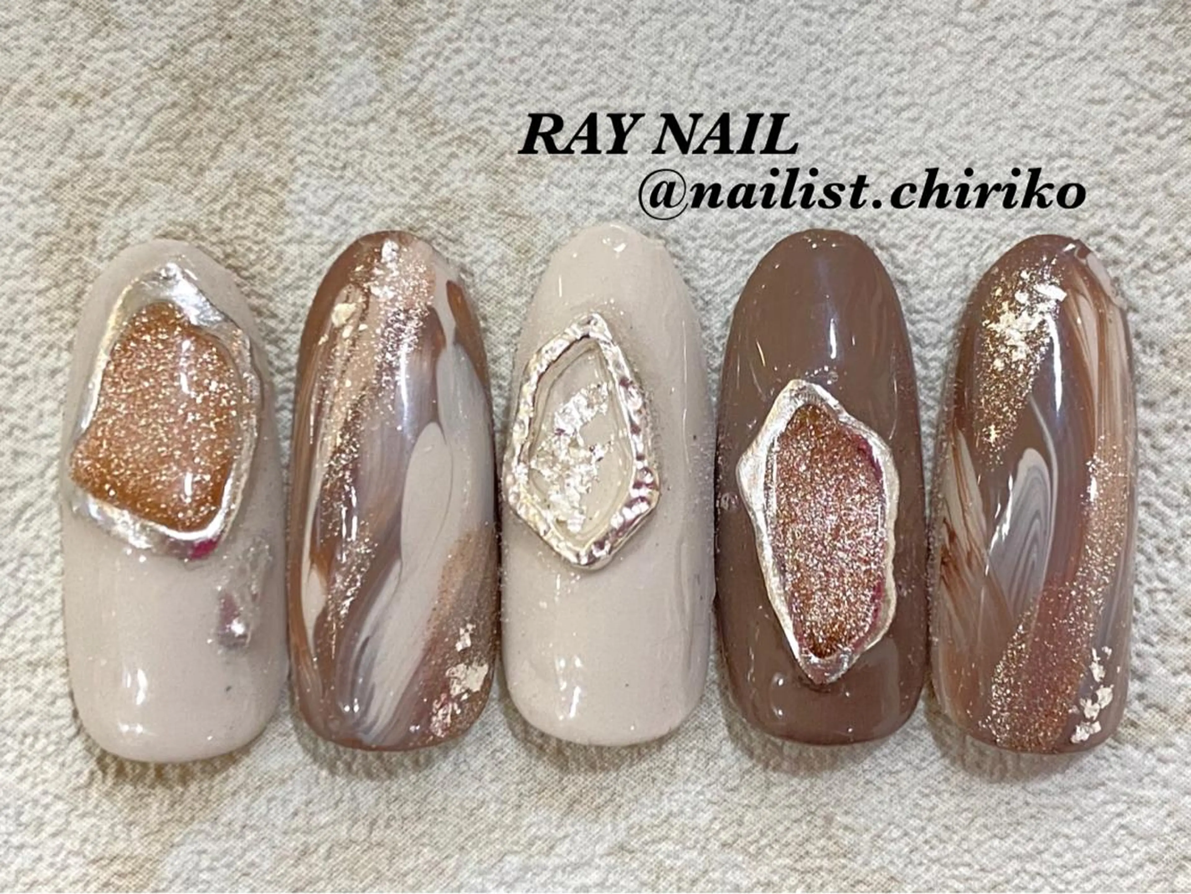 ネイル アートネイル 足立 莉奈のネイルデザイン