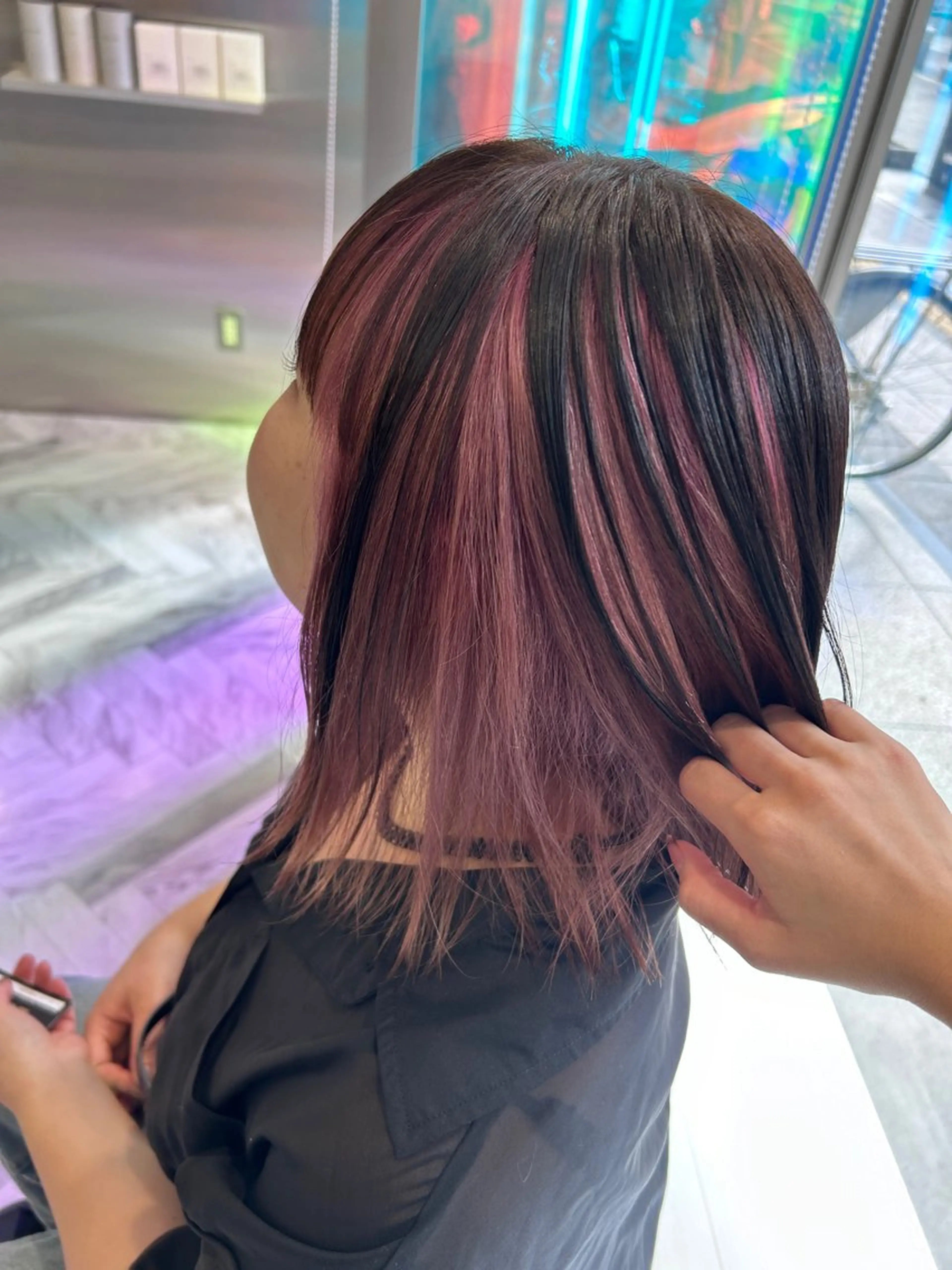 ミディアム カラー 冬っぽカラー/ マツエク/ゆきなのマツエク・マツパデザイン