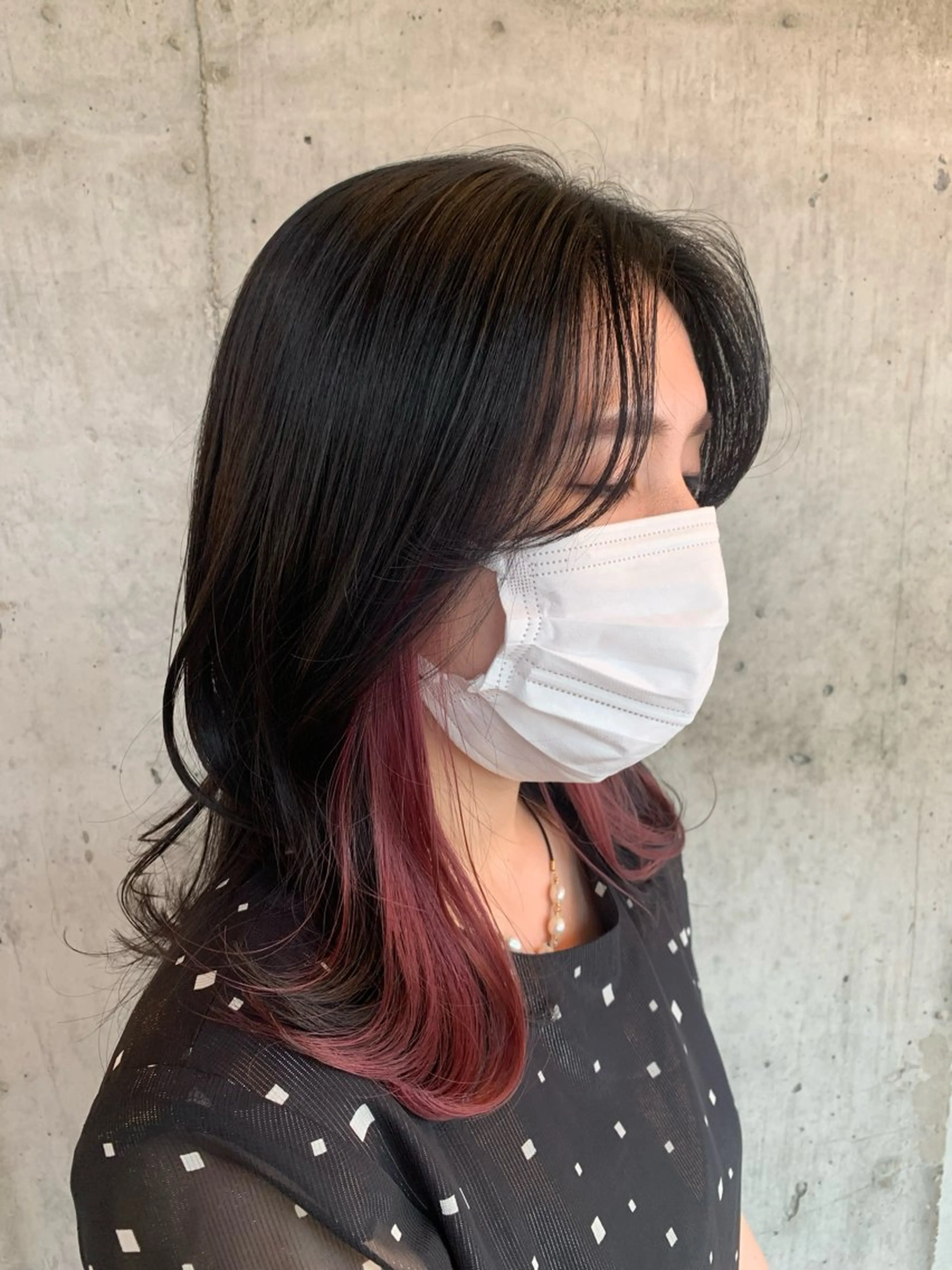 セミロング カラー ヘアアレンジ ヘアカラー トリートメント ヘアセット レイヤー/髪質改善/ メンズ/KEIGOのヘアスタイル