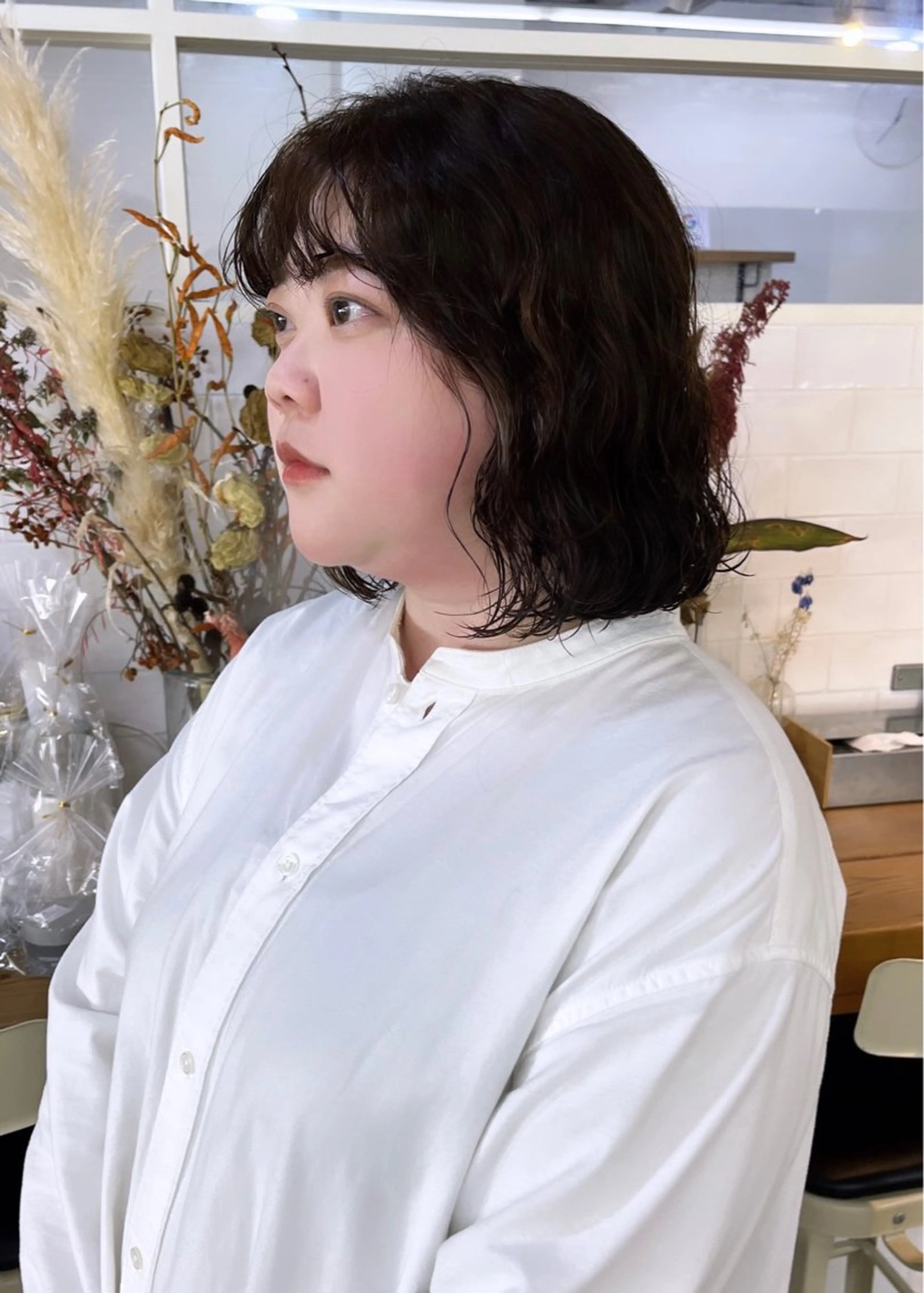 ショート パーマ カット パーマ benji仙台所属・KOKI/ ボブ/ パーマ/透明感カラーのヘアスタイル