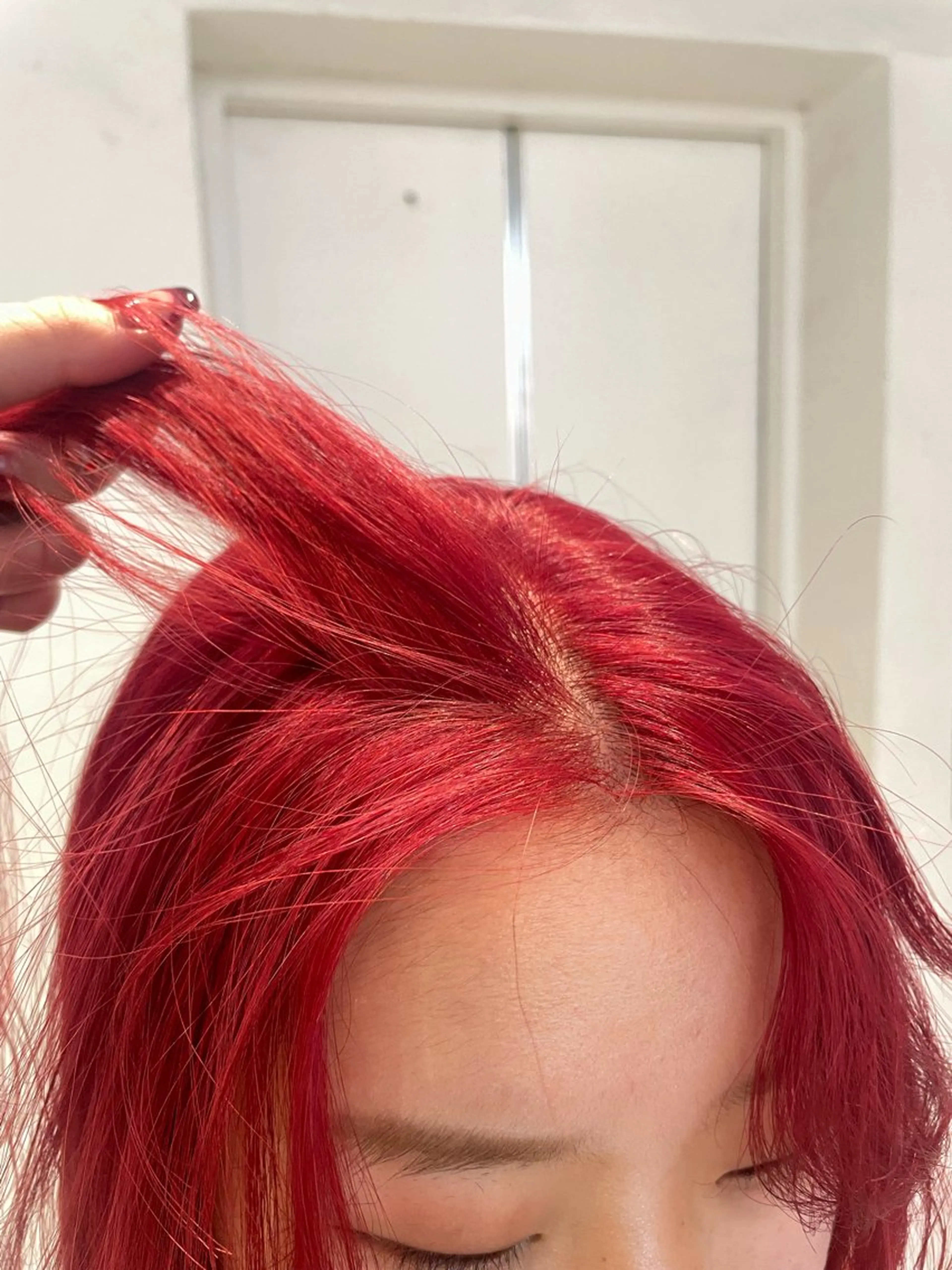 セミロング カラー ヘアカラー 🌟暖色系ハイトーン 🌟AIのヘアスタイル