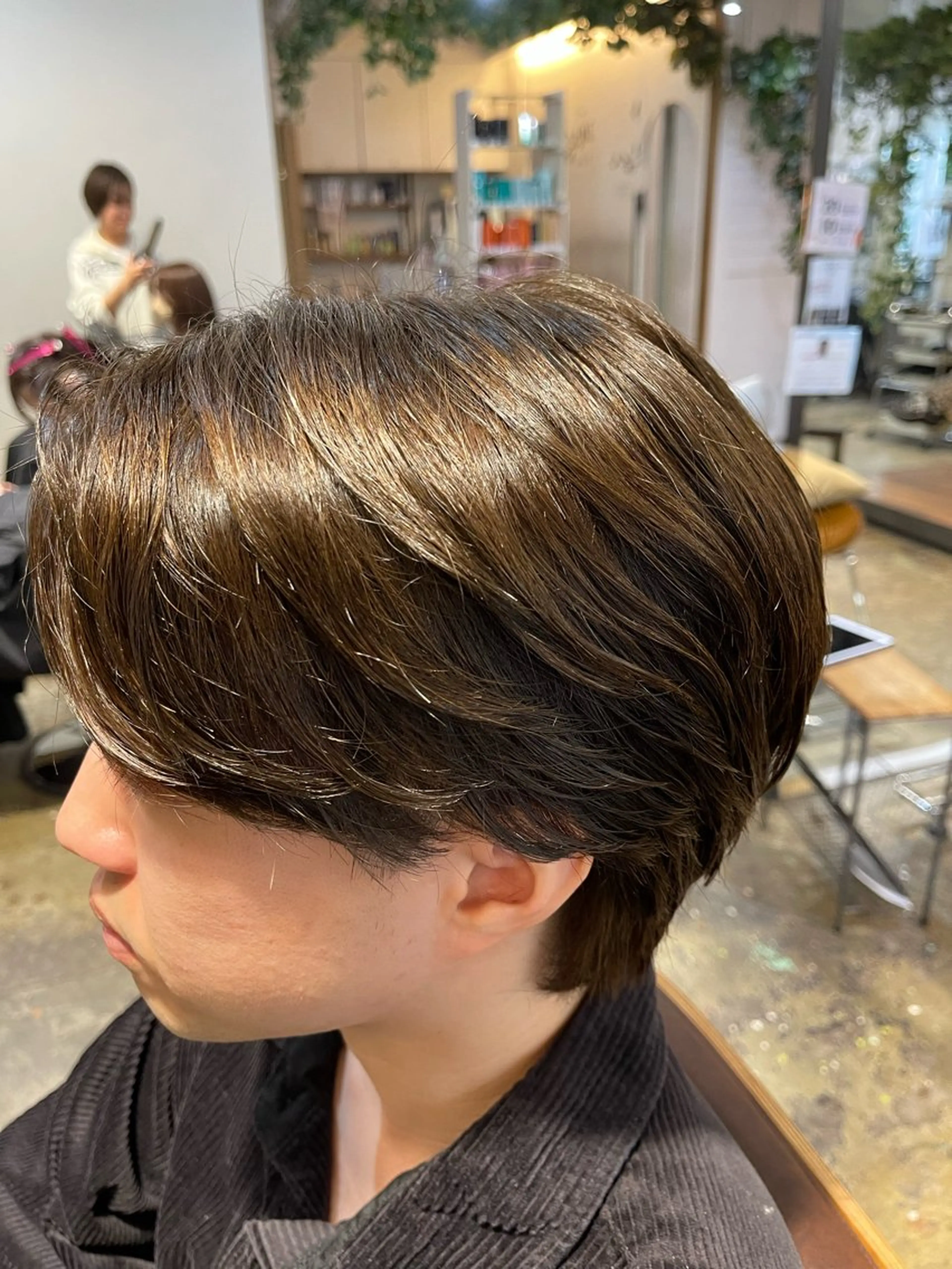 ショート パーマ メンズ 久保田 和正のヘアスタイル