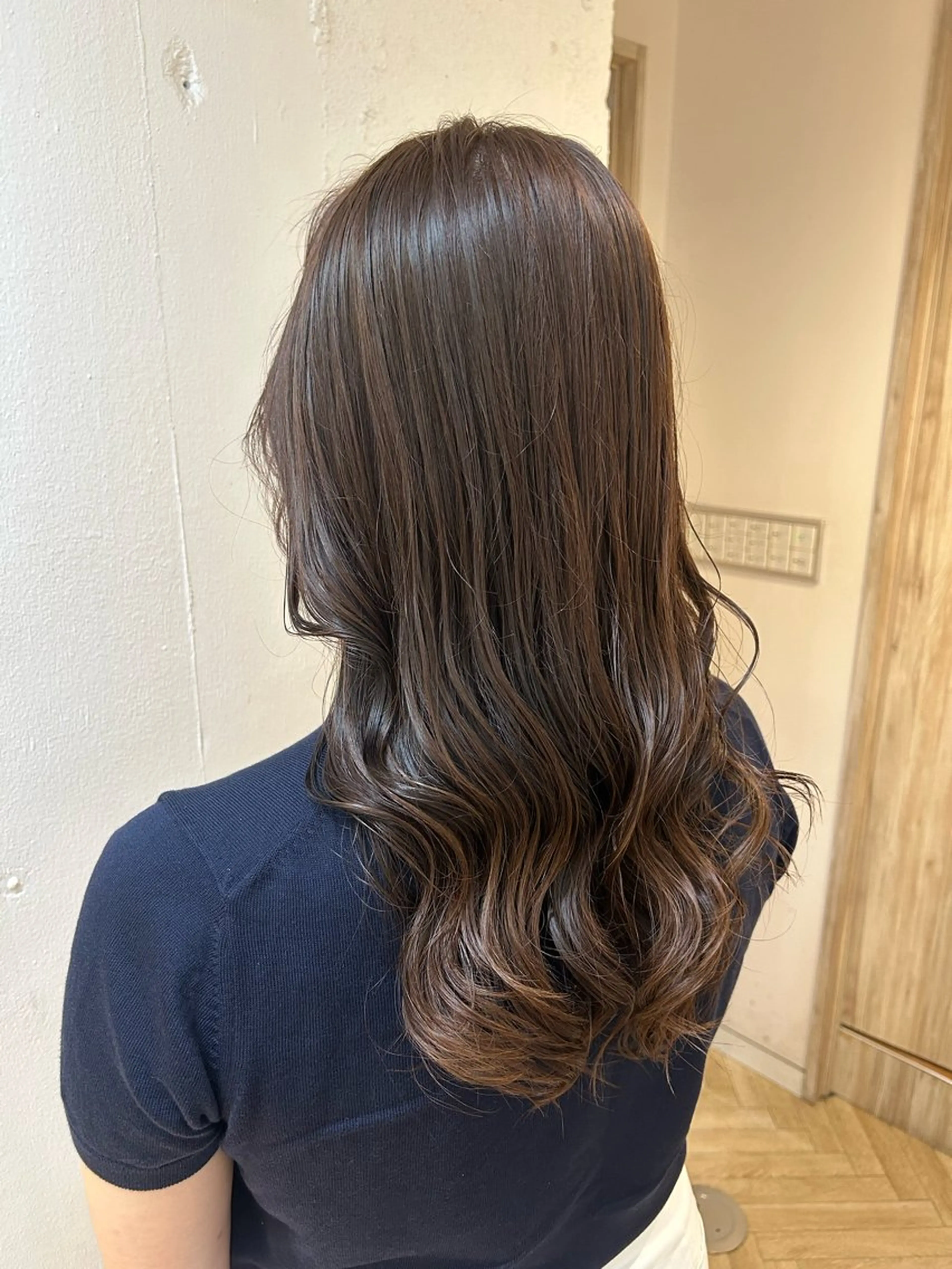 ロング カラー ヘアカラー トリートメント 艶カラー🌸アレンジ 🌹Sally🕊️のヘアスタイル