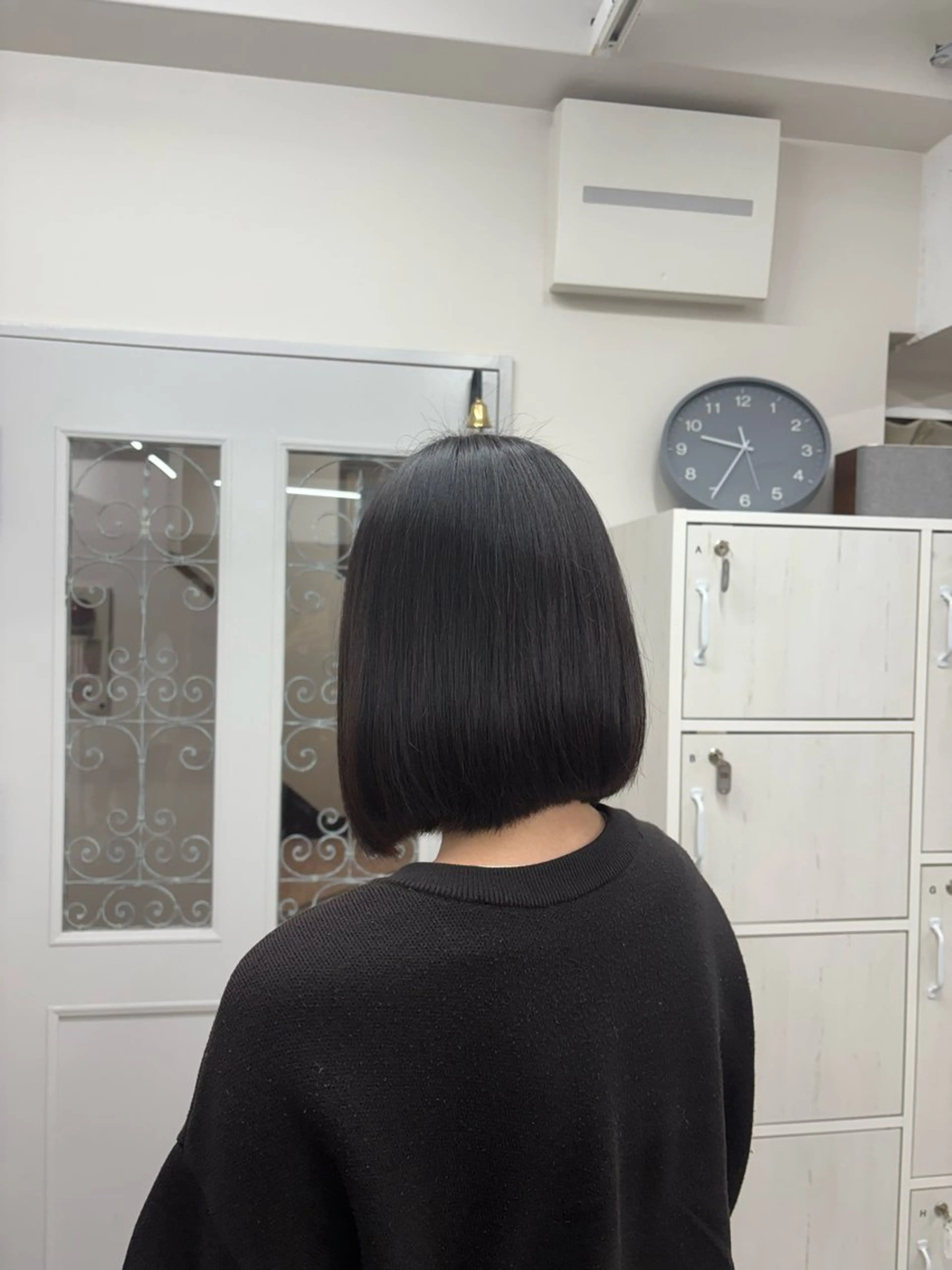 切りっぱなしボブ➕シャンプーブローの写真