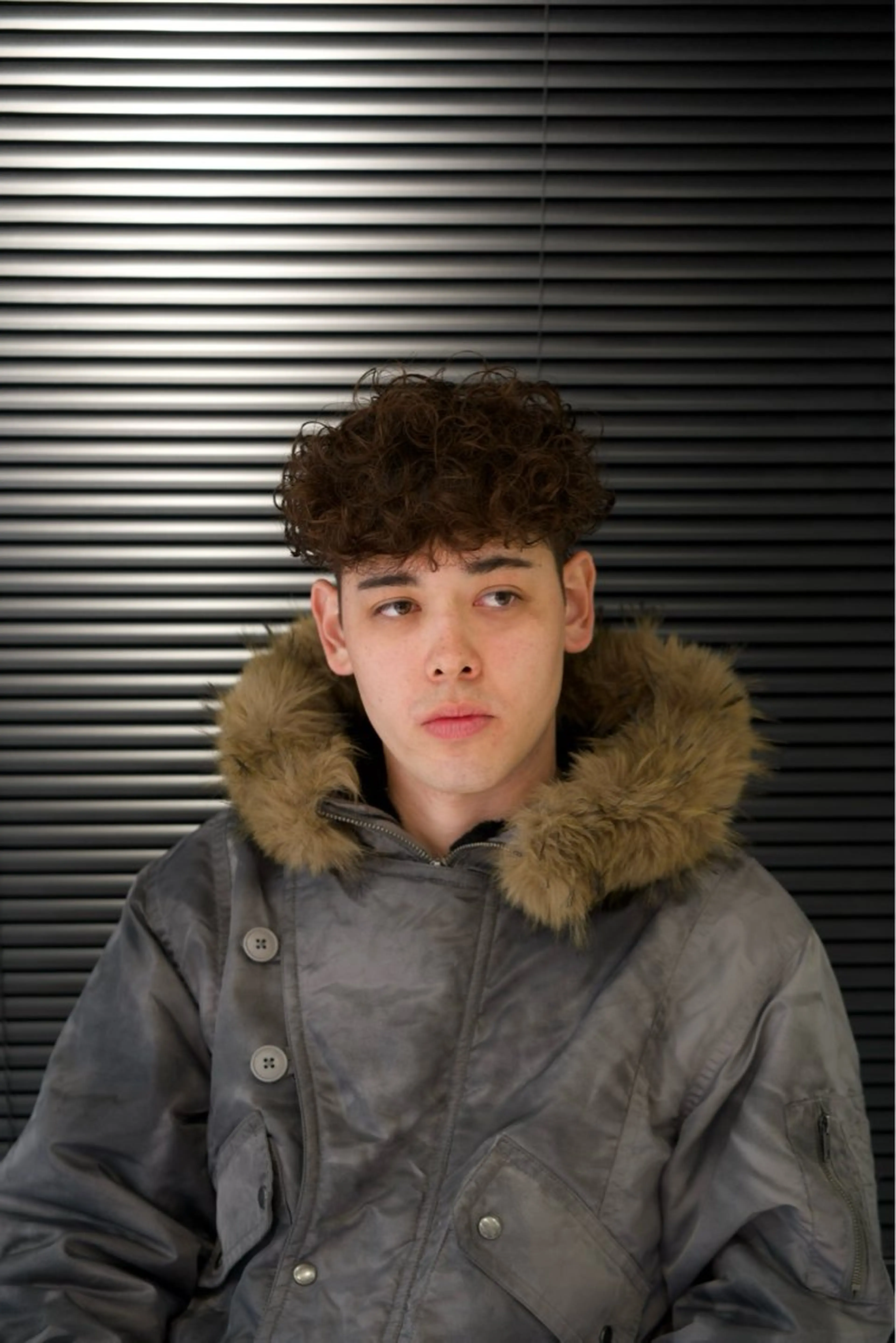 ショート パーマ メンズ カット パーマ トリートメント 渋谷/メンズパーマ/ ミディアム/冨島佑太のヘアスタイル