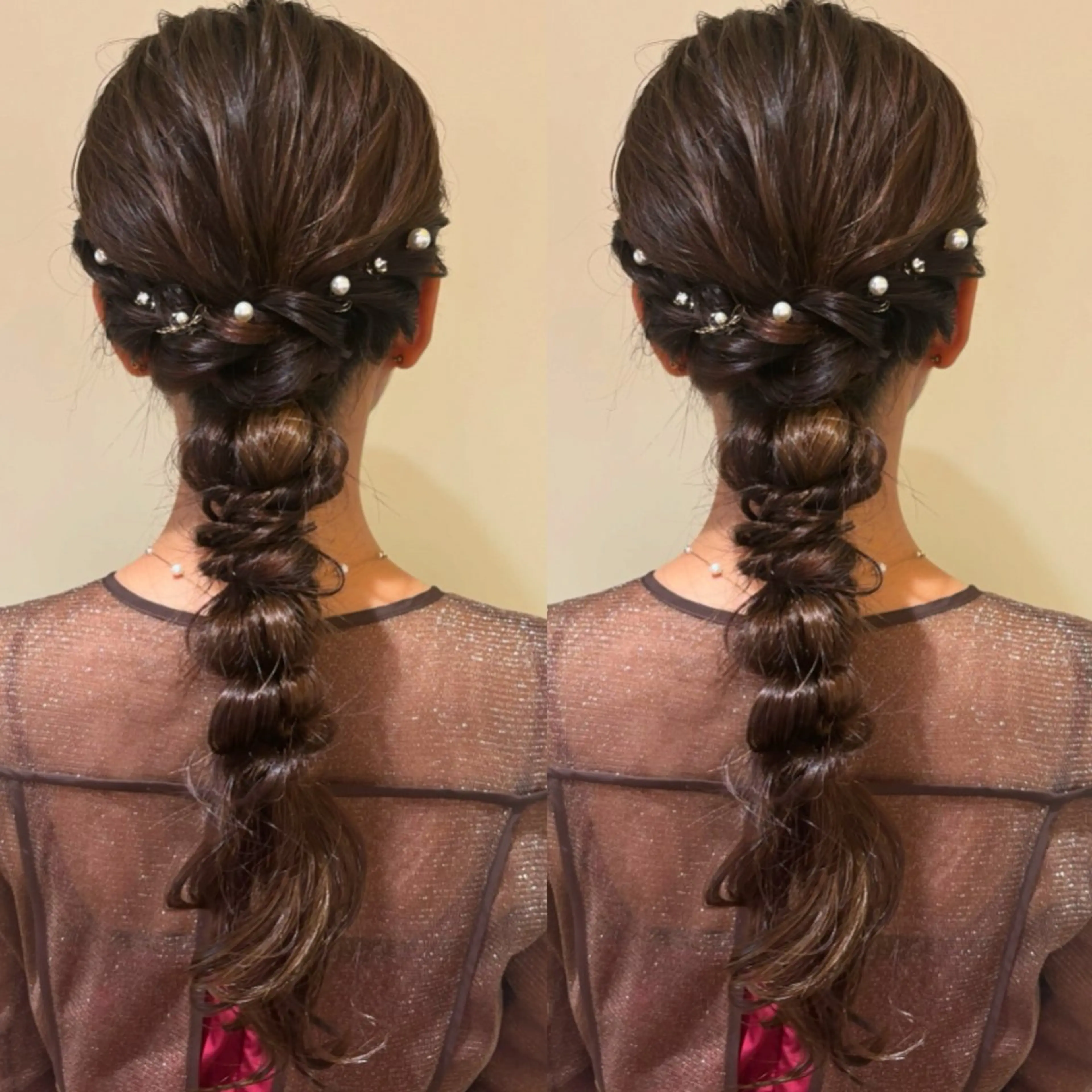 ヘアアレンジ ヘアセット 美奈 🫧のヘアスタイル