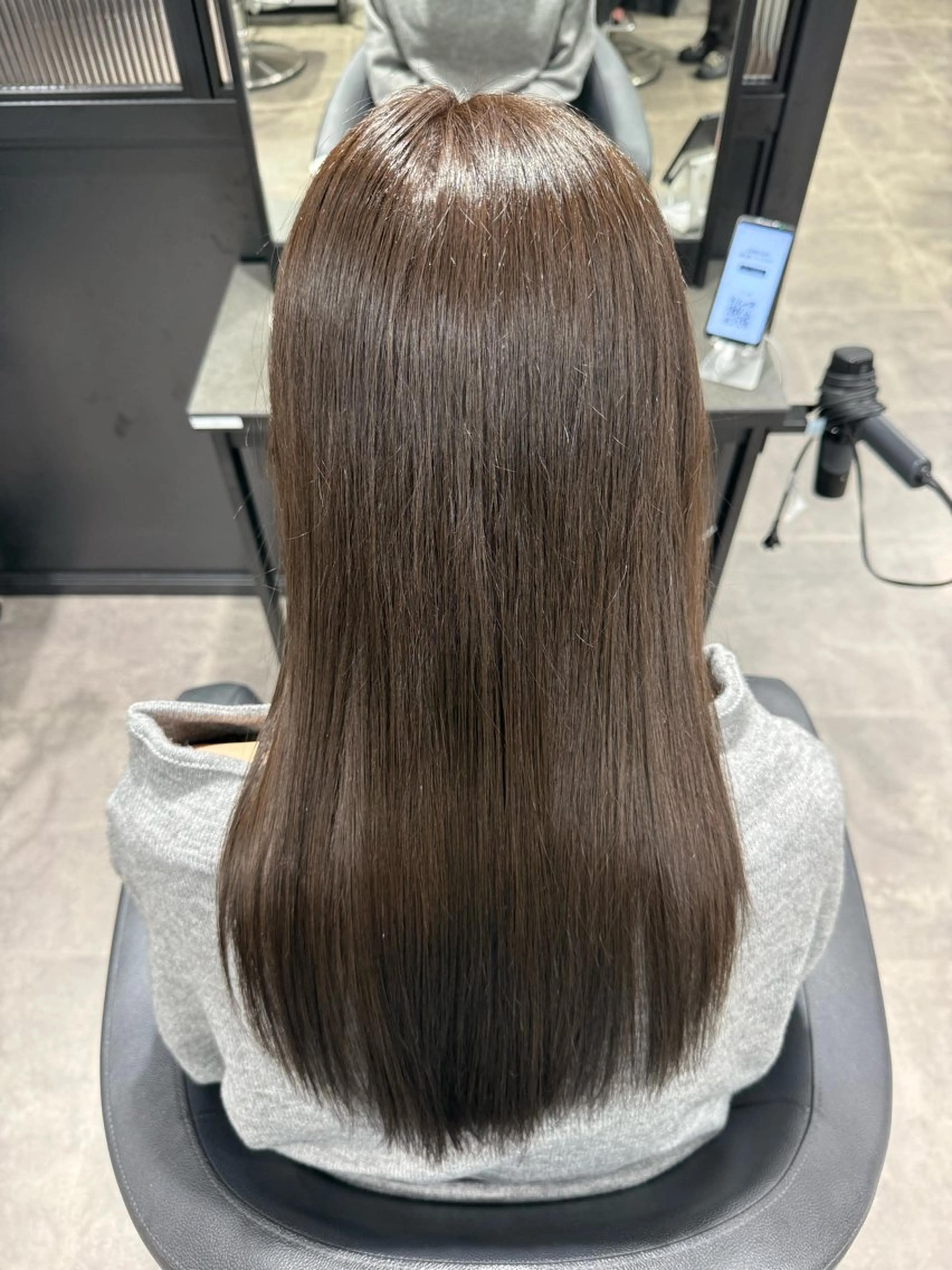 ロング カラー ヘアカラー トリートメント mao⭐️ 透明感カラー‎⭐️のヘアスタイル