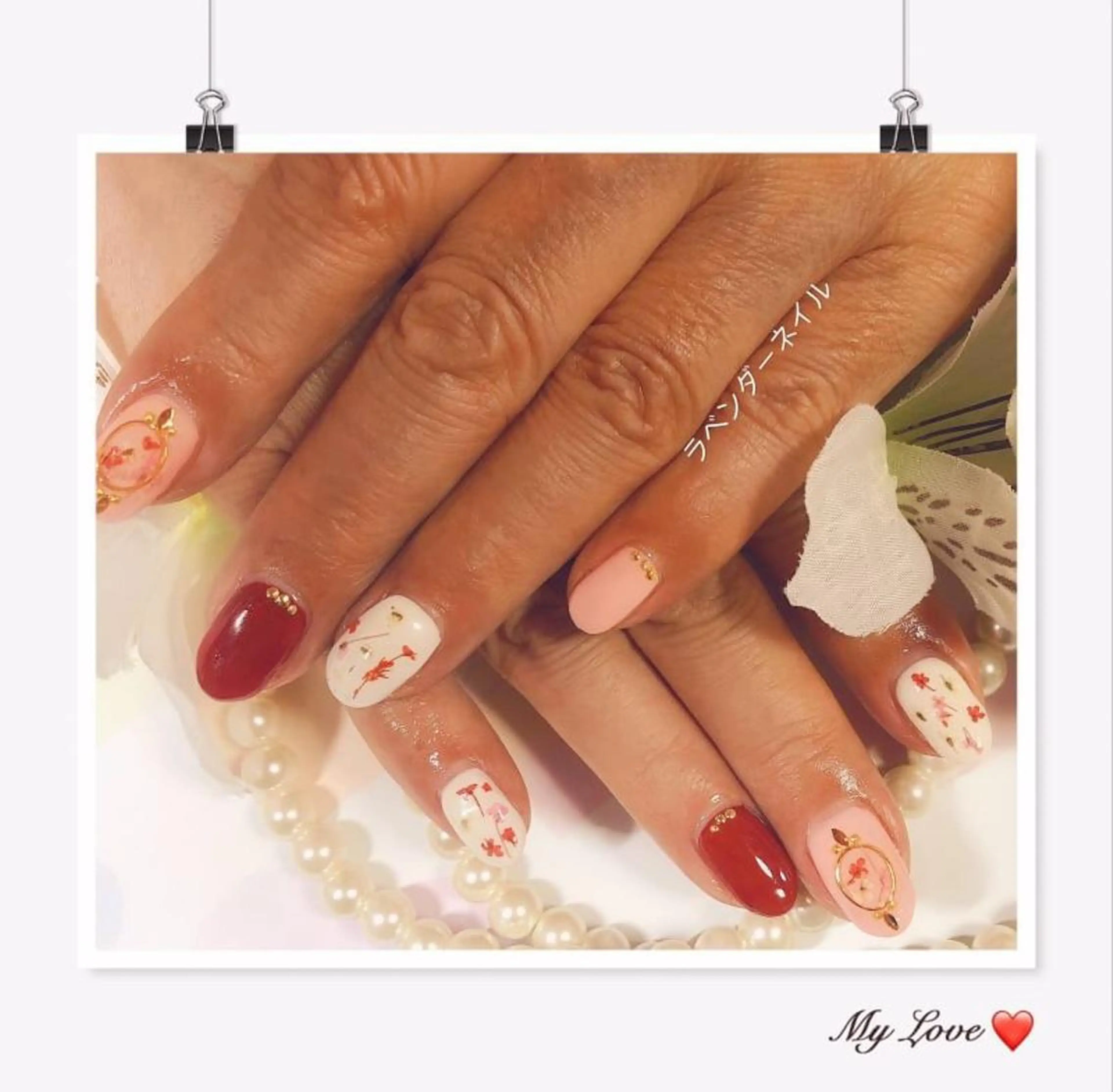 ネイル ラベンダー💖日暮里 ルル💖ネイルのネイルデザイン