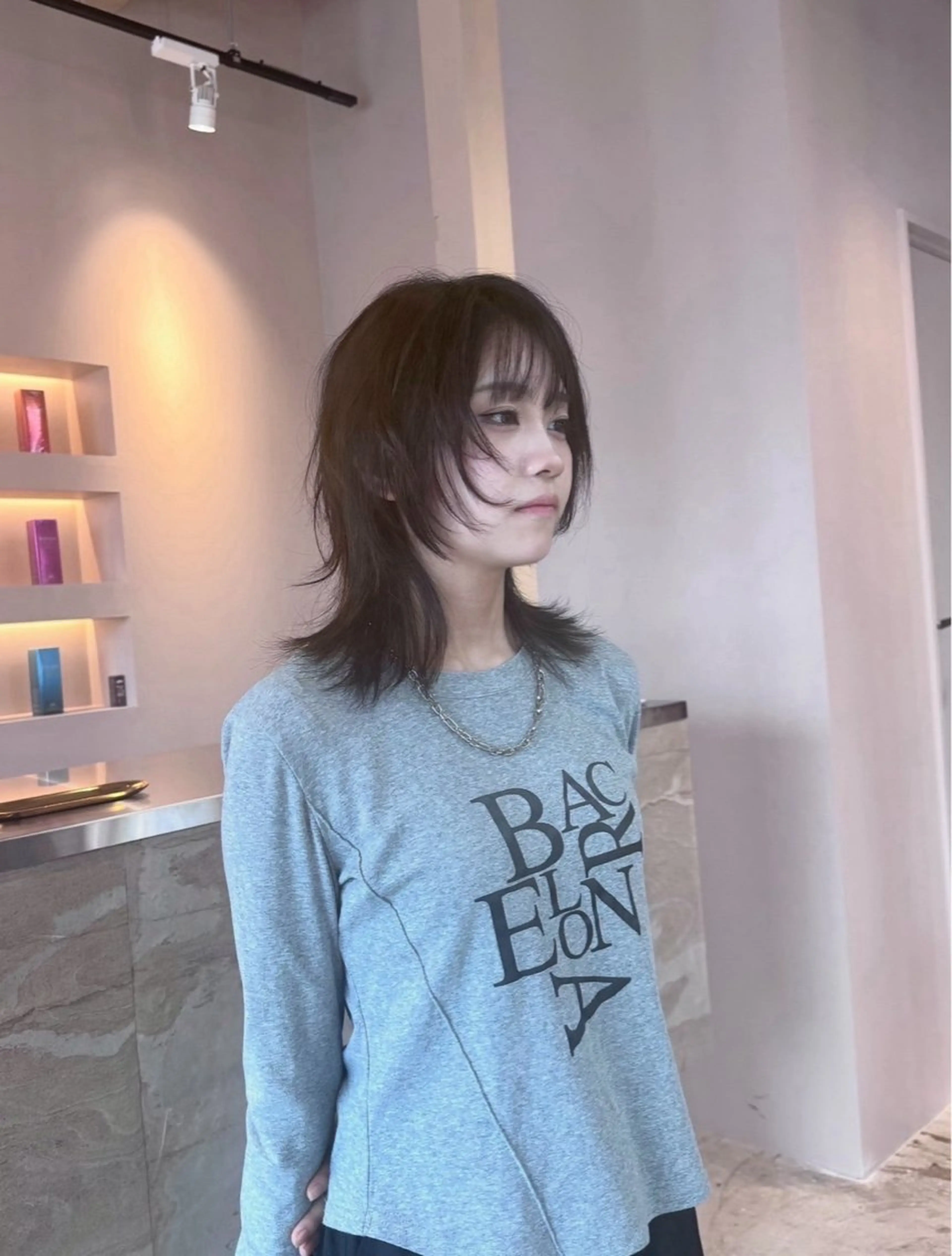 ミディアム La fith hair lov.駅家店【ラフィス ヘアー ロブ】所属・Lafithhair lov. 福山駅家店のヘアスタイル