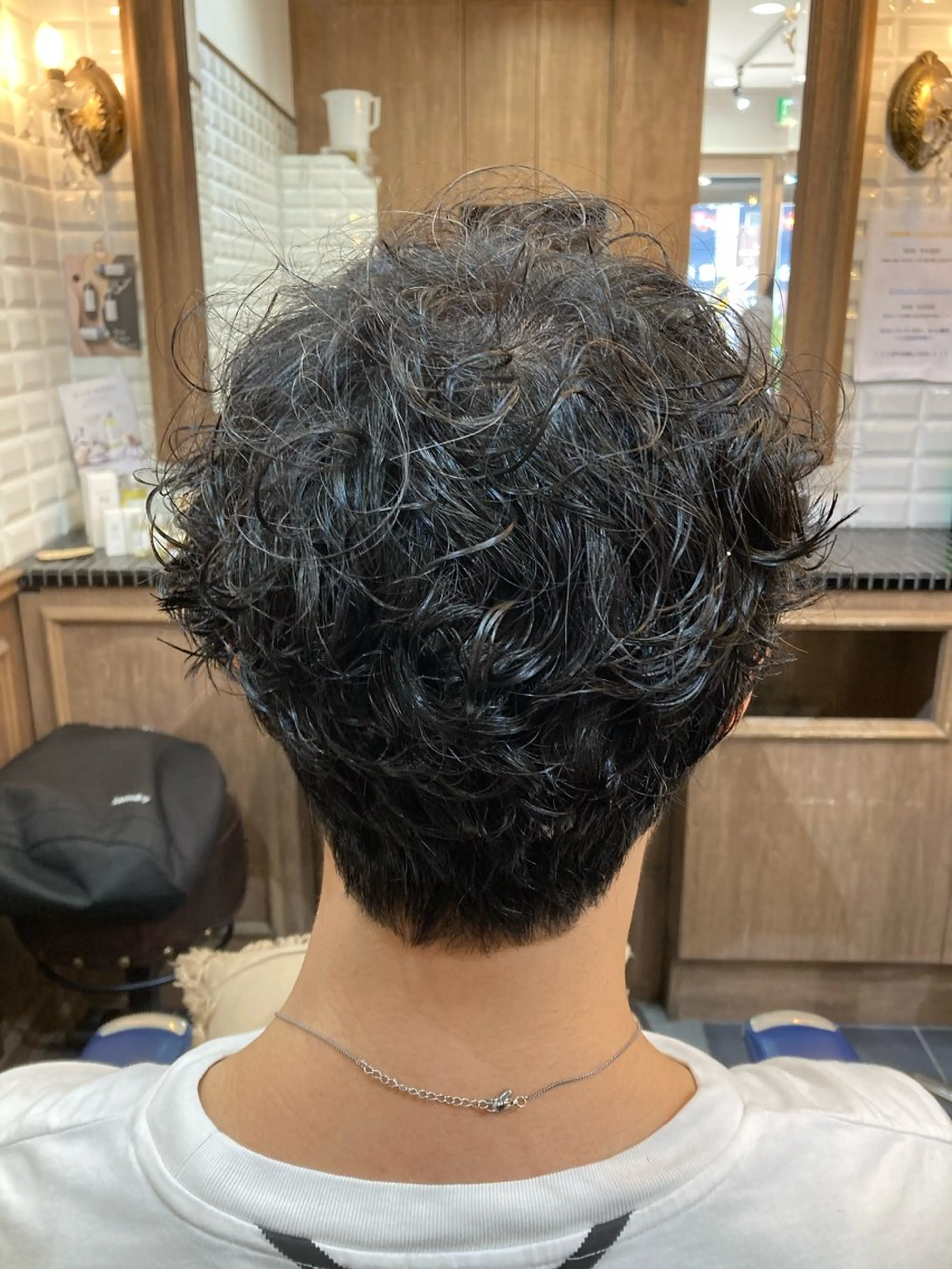 パーマ メンズ メンズパーマ メンズツイストパーマ ツイストパーマ ルピナス中田店長 山口大地のヘアスタイル