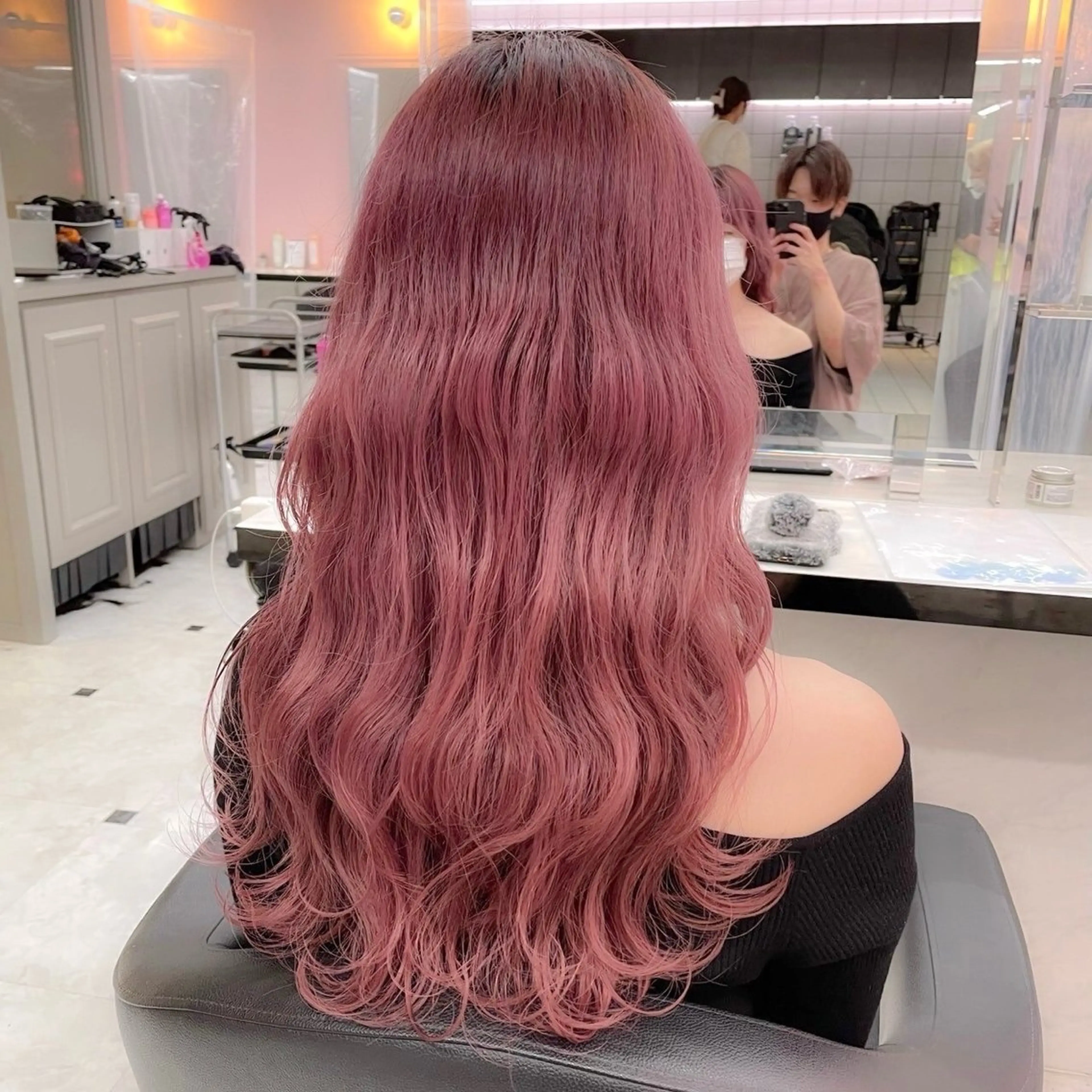 ロング カラー みう/仙台/暖色/ 艶髪/顔周りカット/のヘアスタイル