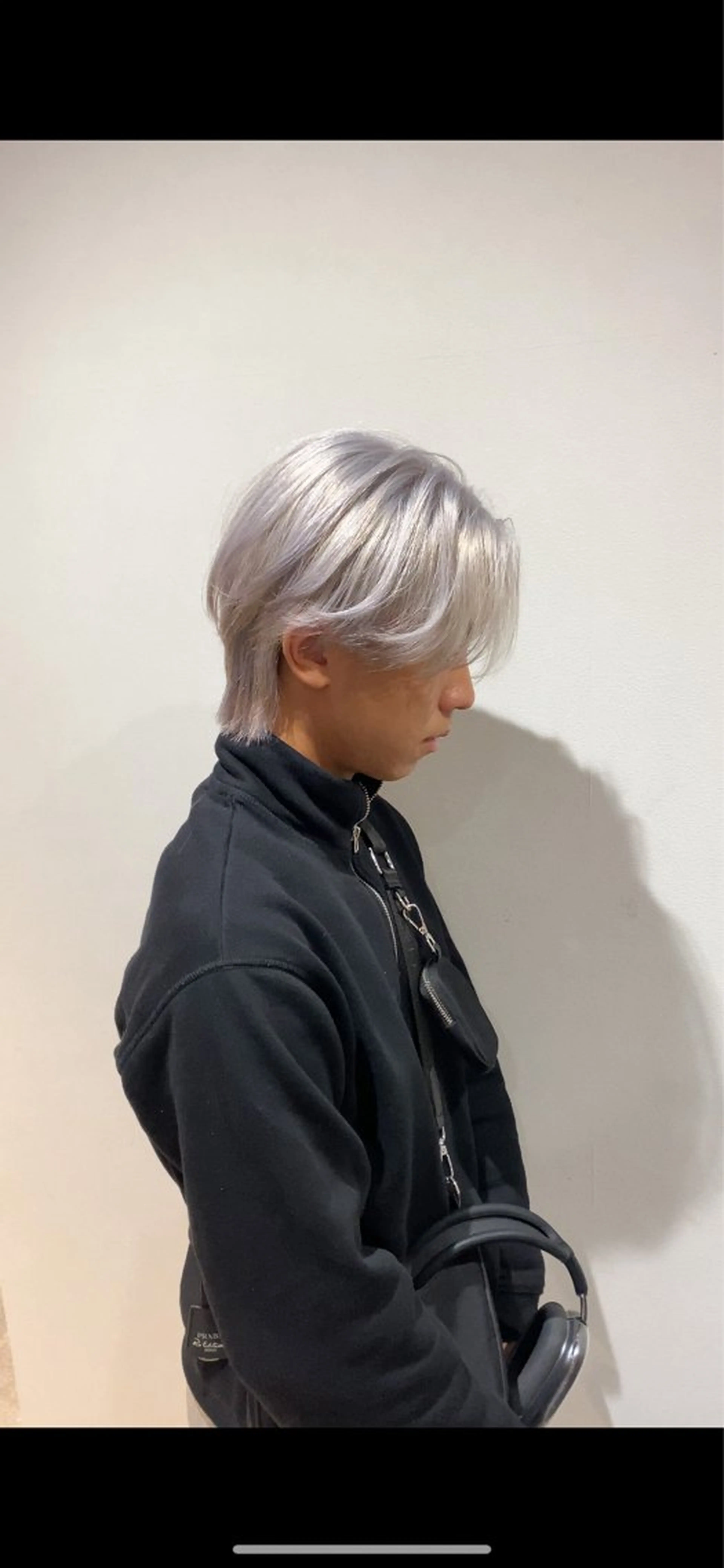 メンズ 透明感ブリーチ/ メンズパーマのヘアスタイル