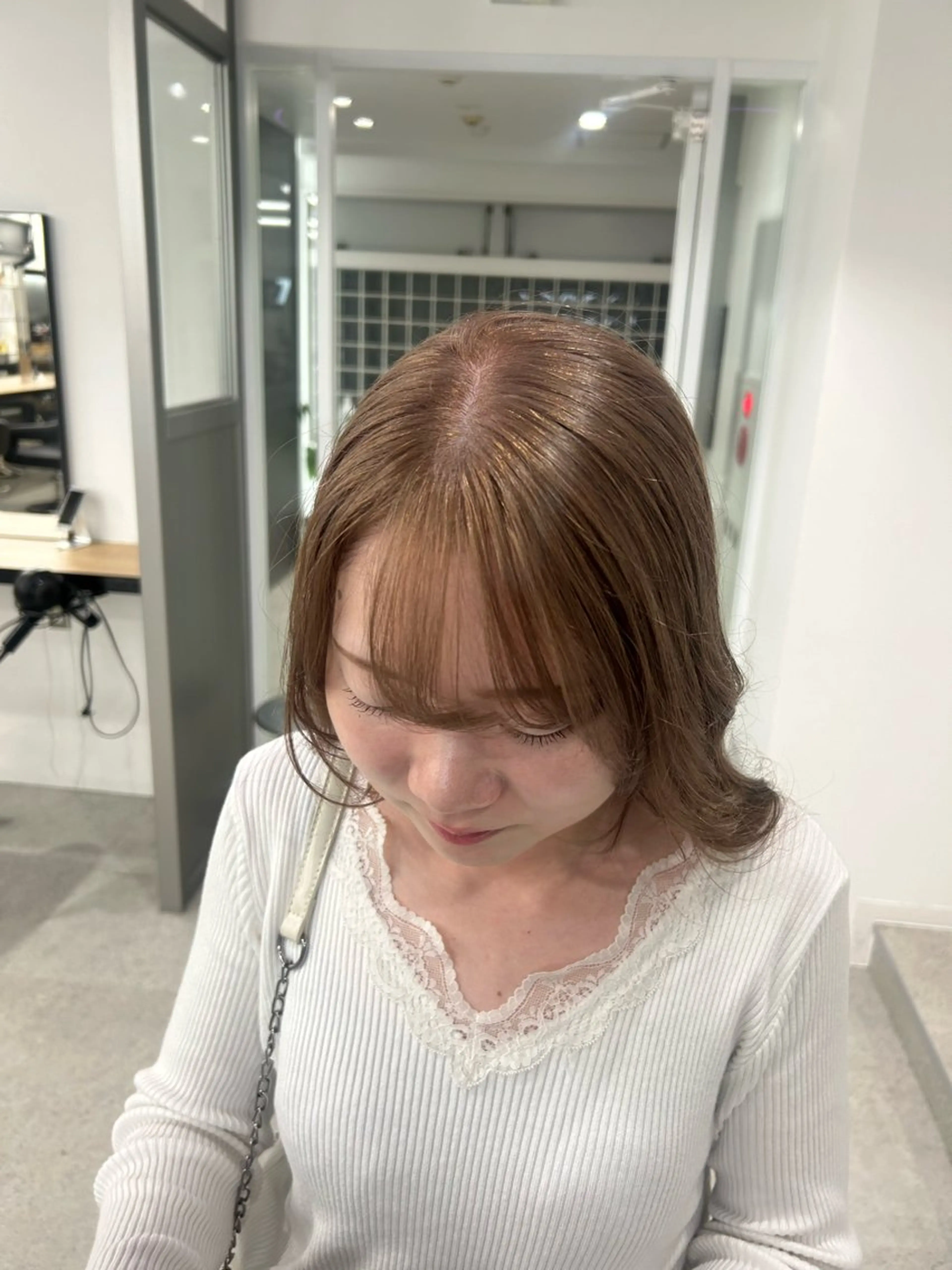 ロング カラー 愛結 暖色カラー🎀🩰のヘアスタイル