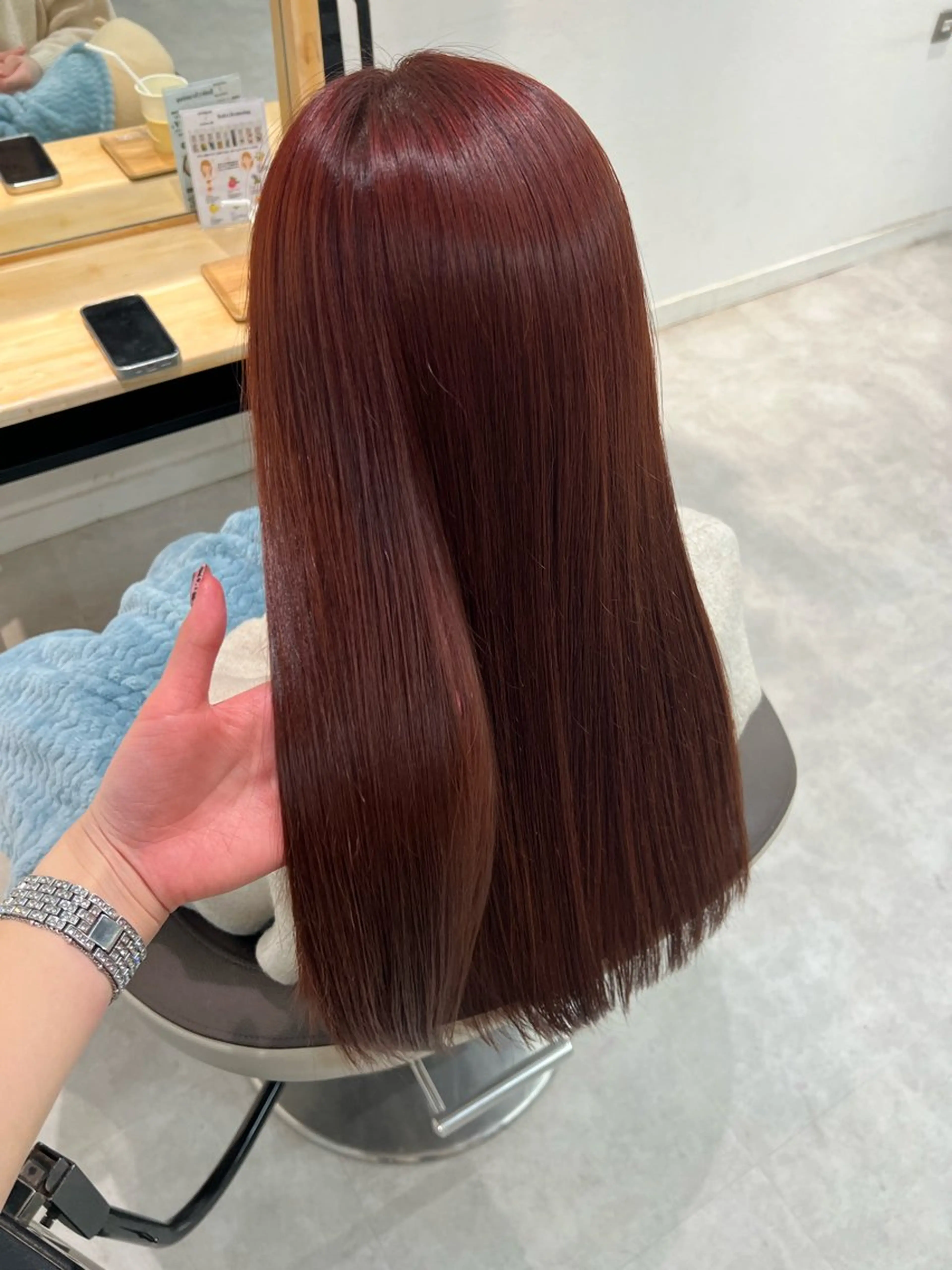 カラー ヘアカラー 晶／艶髪カラー ／トリートメントのヘアスタイル