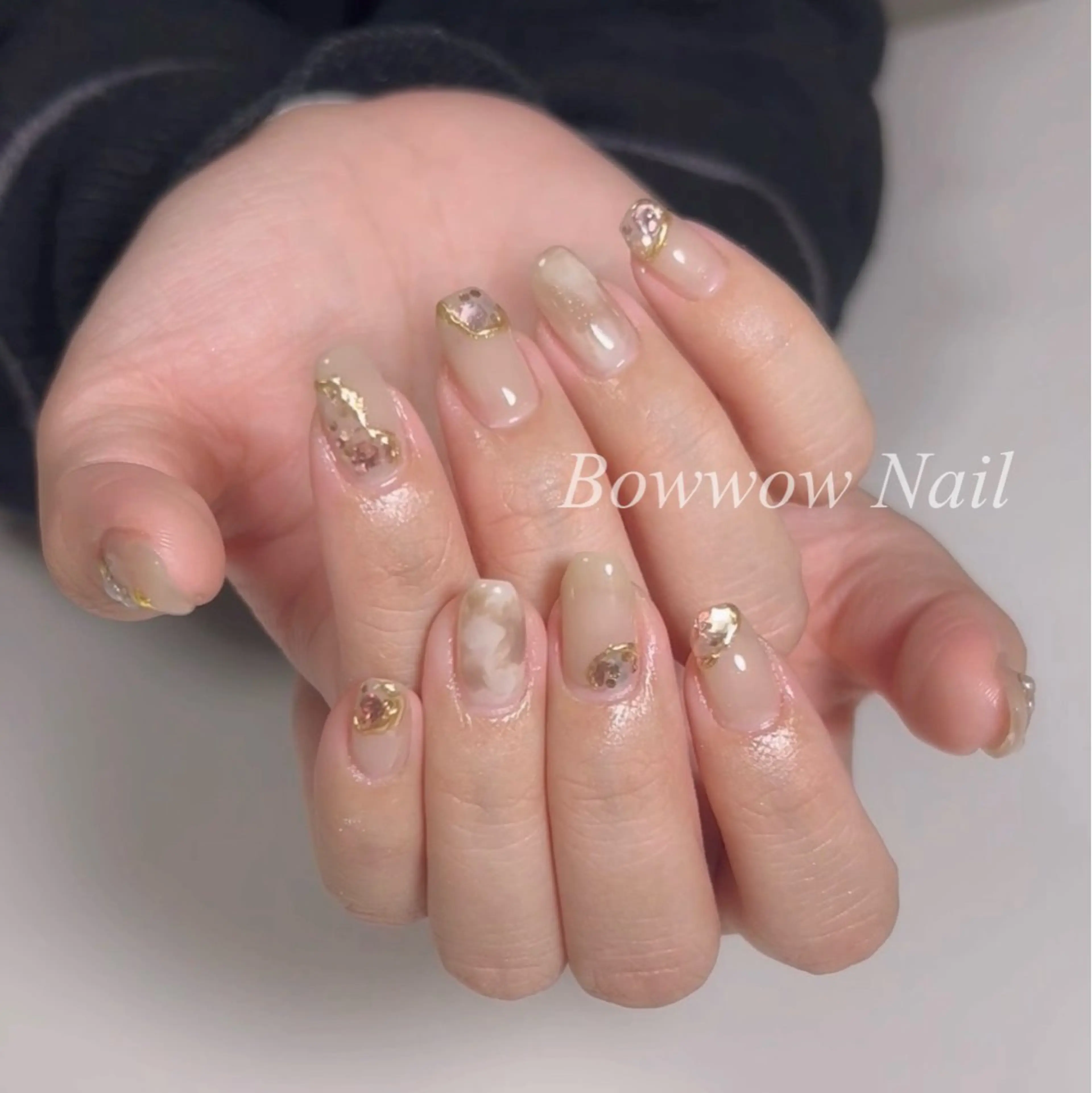 ネイル Bow wow Nail さや🧸のネイルデザイン