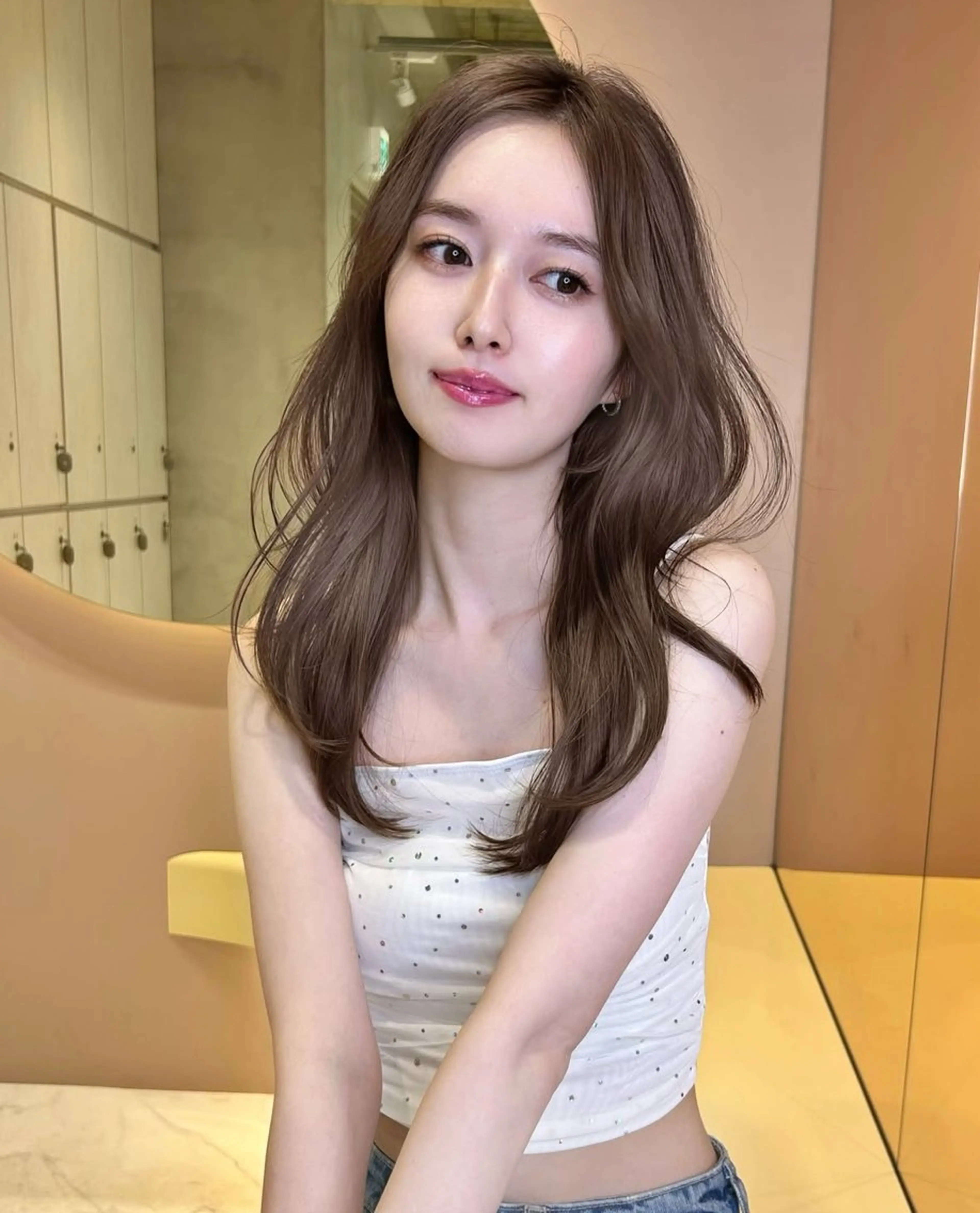 ロング カラー ヘアアレンジ カット ヘアカラー トリートメント 美髪矯正🫧/ 吉田こうすけのヘアスタイル